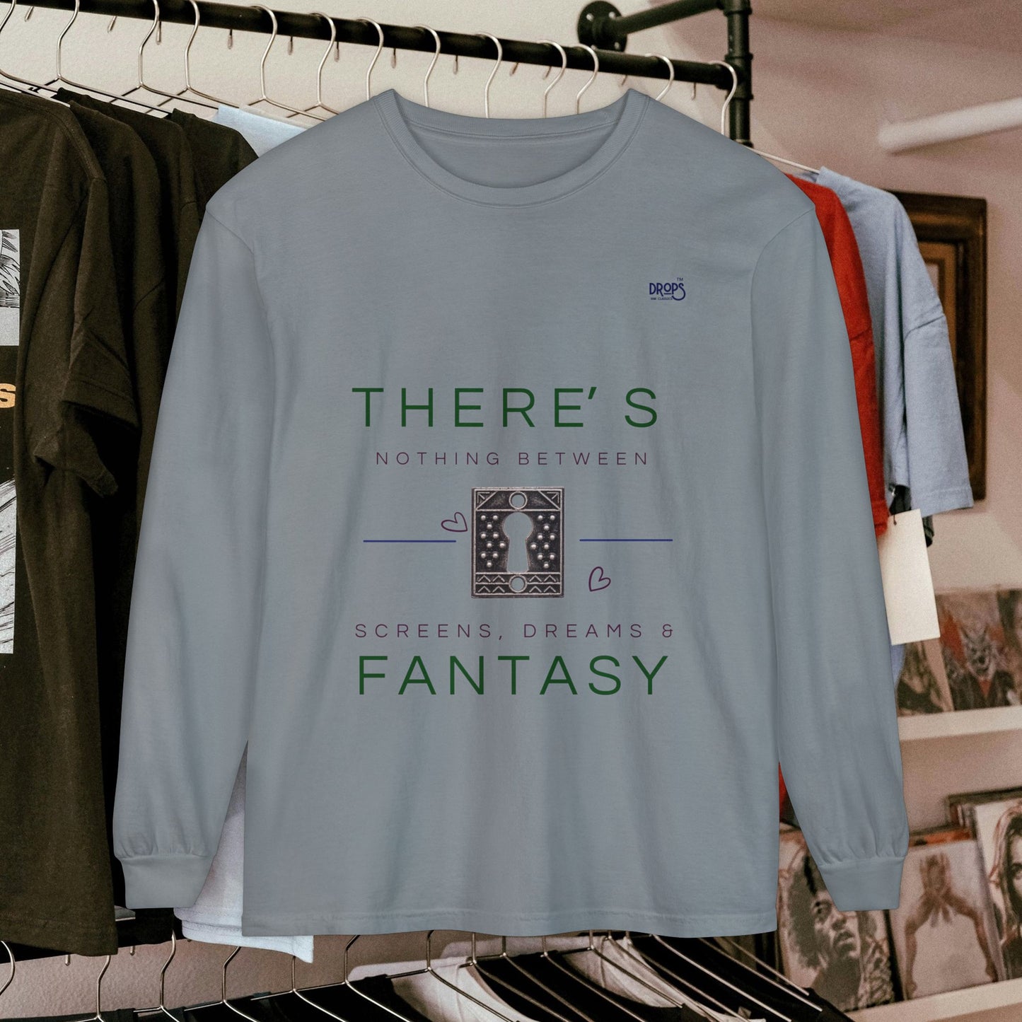 Unisex Long Sleeve T-Shirt_ N7+ Series USLSTSHIRT PT2WW001_ Limited Edition Trendy Vibes by WesternWaves: