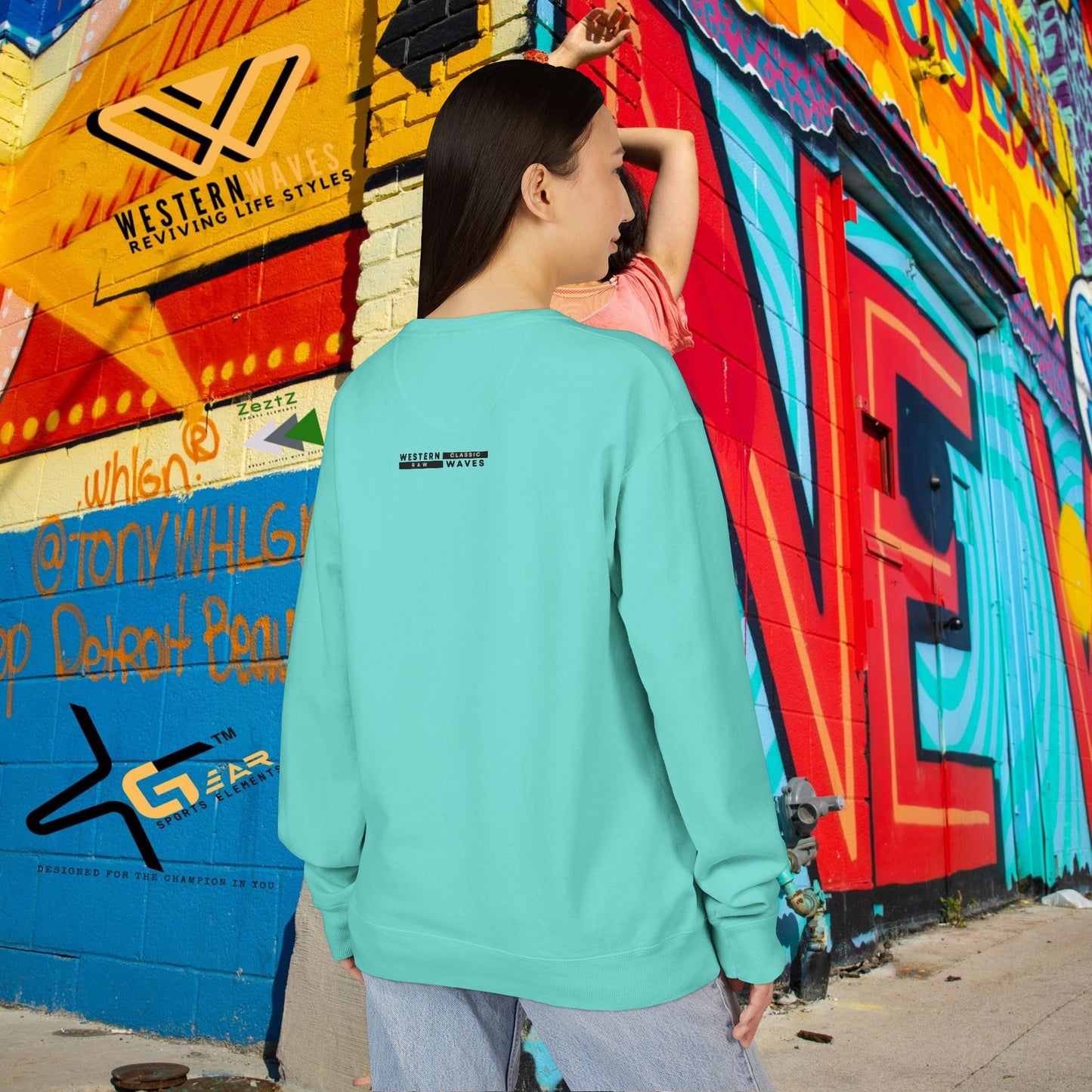 Crewneck Sweatshirt_ N7* Series CNSS PT2WW001_ Limited Edition Gift for Her, by WesternWaves: