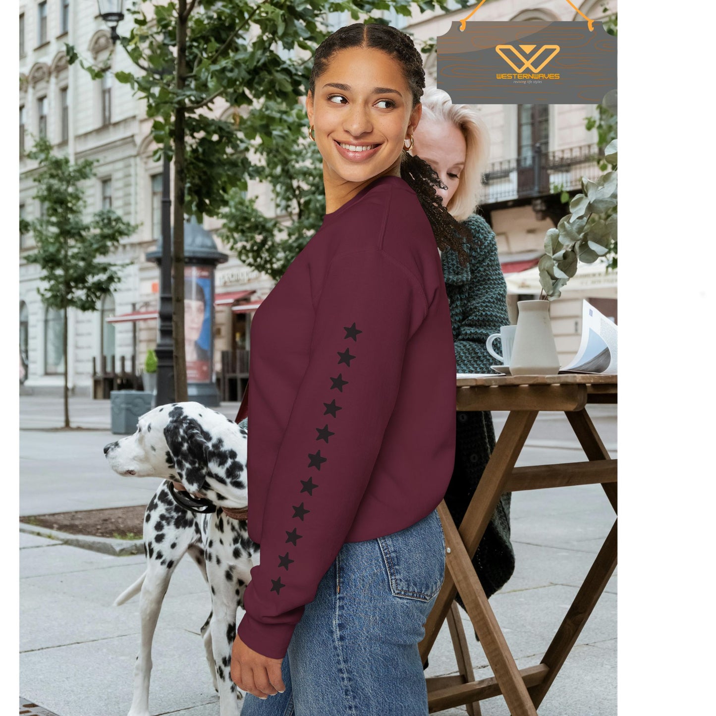 Unisex Heavy Blend™ Crewneck Sweatshirt_ N3+ Series UHBCSS PT2WW032_ Limited Edition Pure Luxury By WesternWaves: