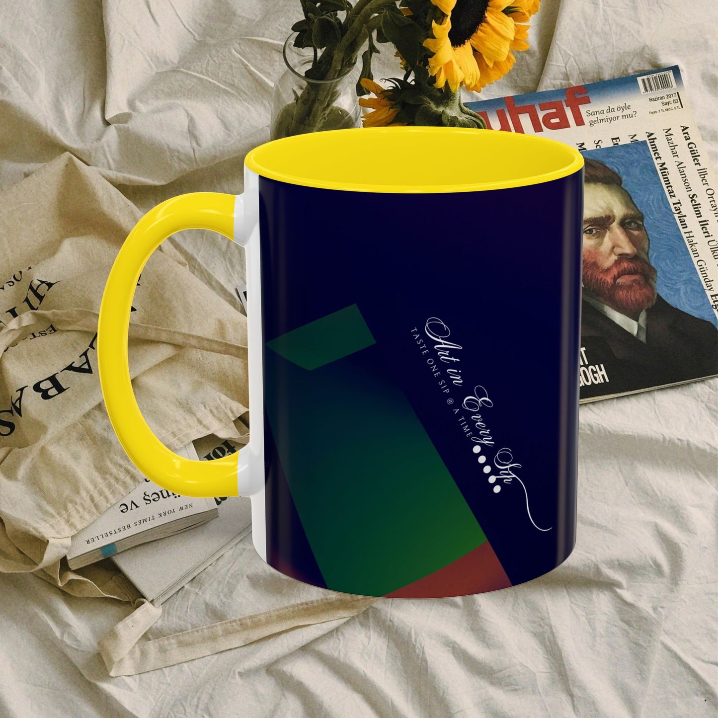 Accent Coffee Mug 11, 15oz_ N3+ Series ACM11OZ PT2WW018_ Limited Edition Perfect Blend of Style by WesternWaves: