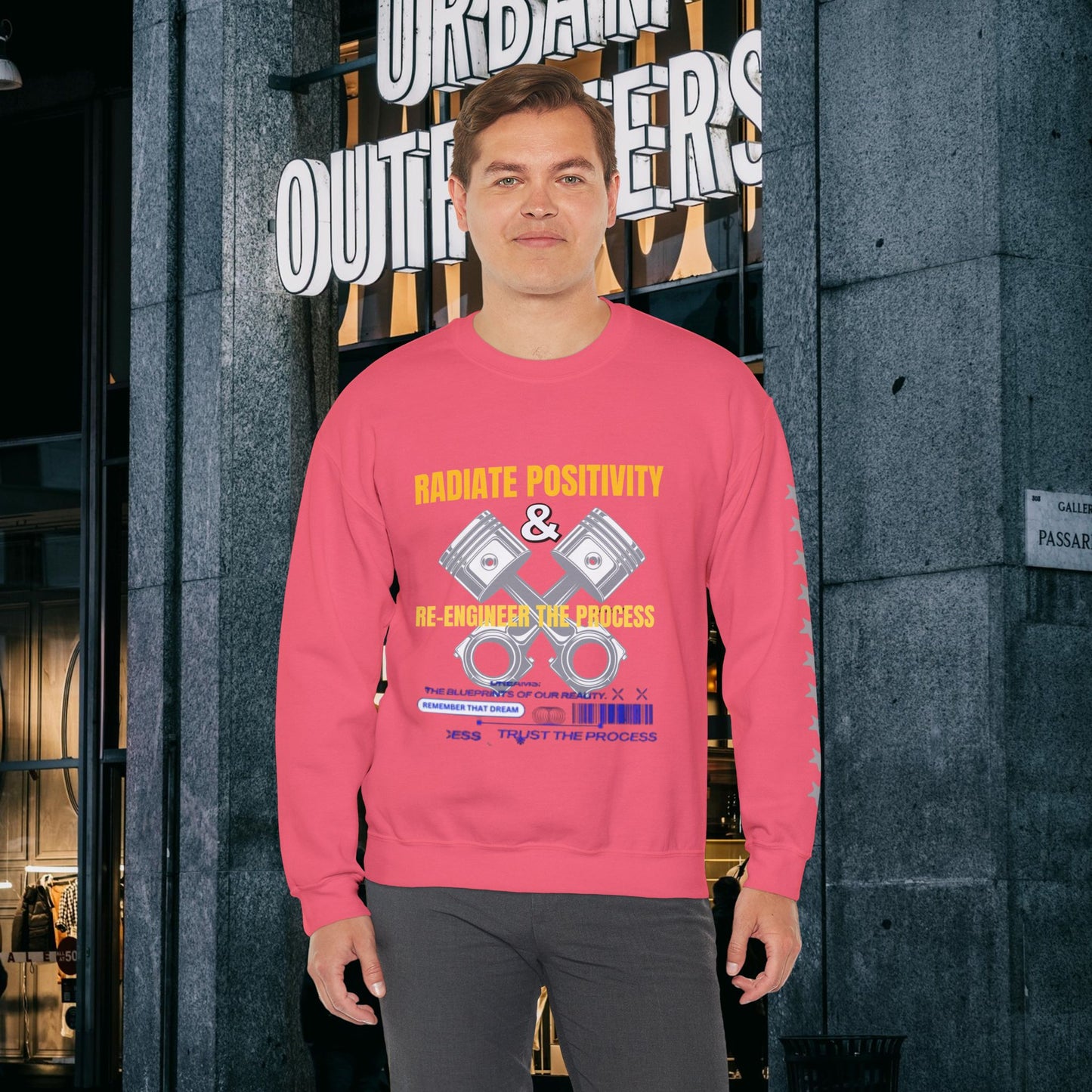 Unisex Heavy Blend™ Crewneck Sweatshirt_ N2 Series UHBCSS PT2WW004_ Limited Edition Pure Luxury by WesternWaves: