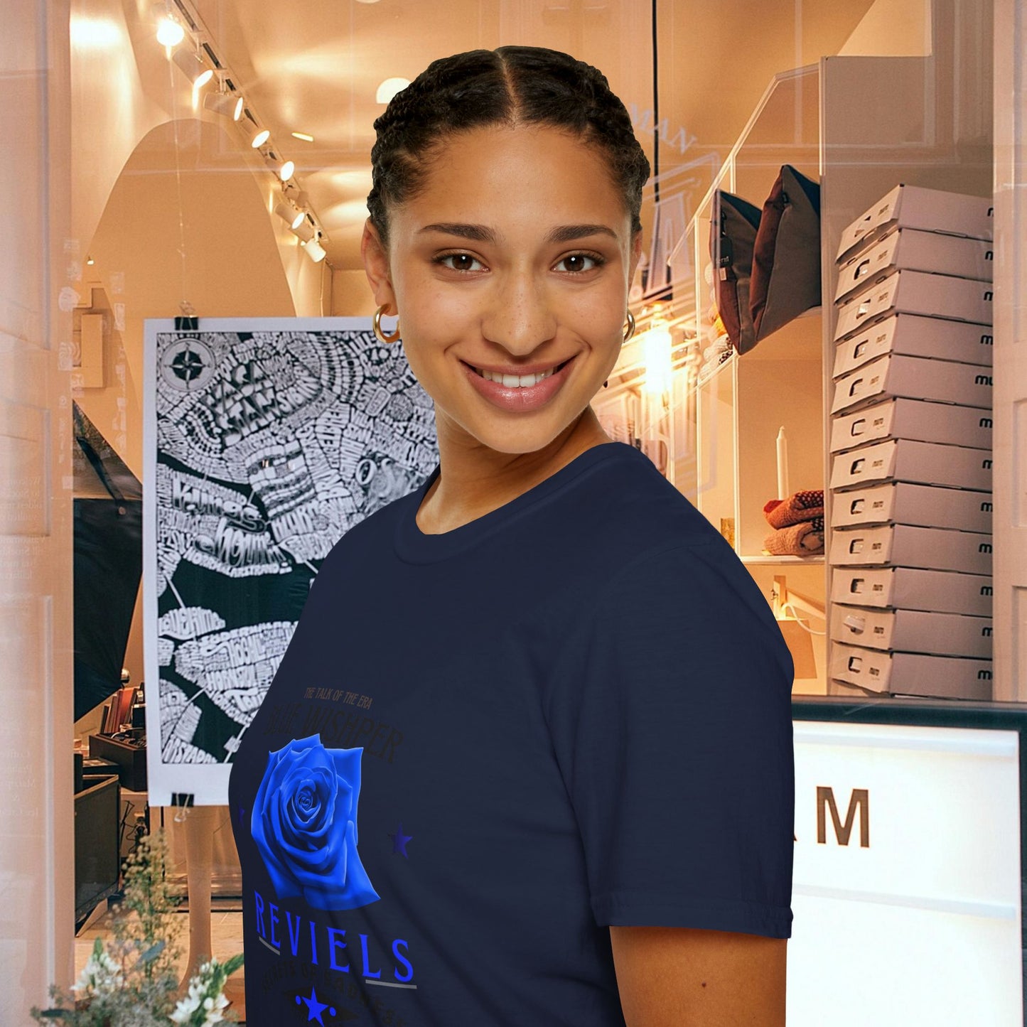Unisex Softstyle T-Shirt_ N3+ Series USSTS FT2WW005_ Limited Edition Redefines & Relaxation by WesternWaves: