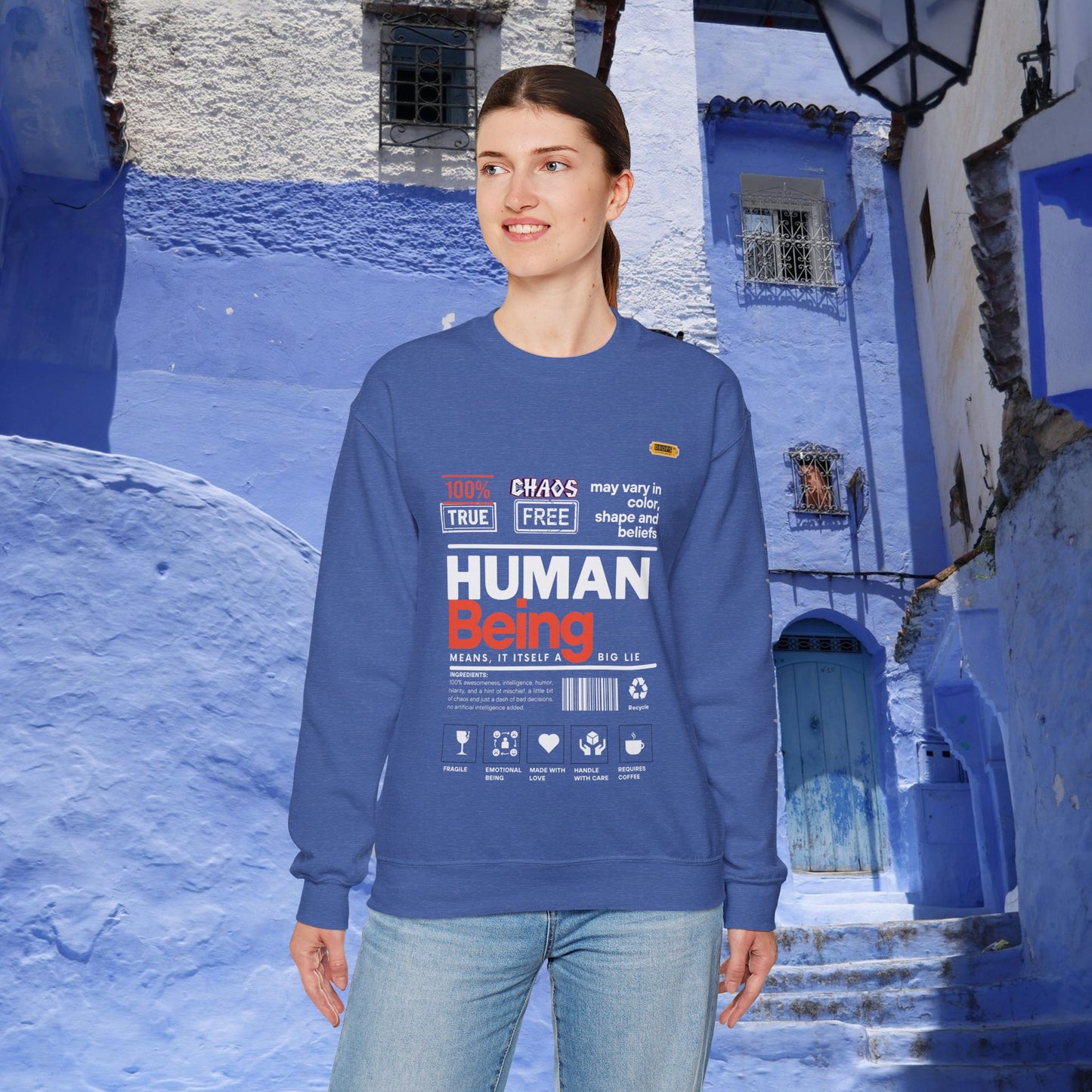 Unisex Heavy Blend™ Crewneck Sweatshirt_ N2 Series UHBCSS PT2WW019_ Limited Edition Pure Luxury By WesternWaves: