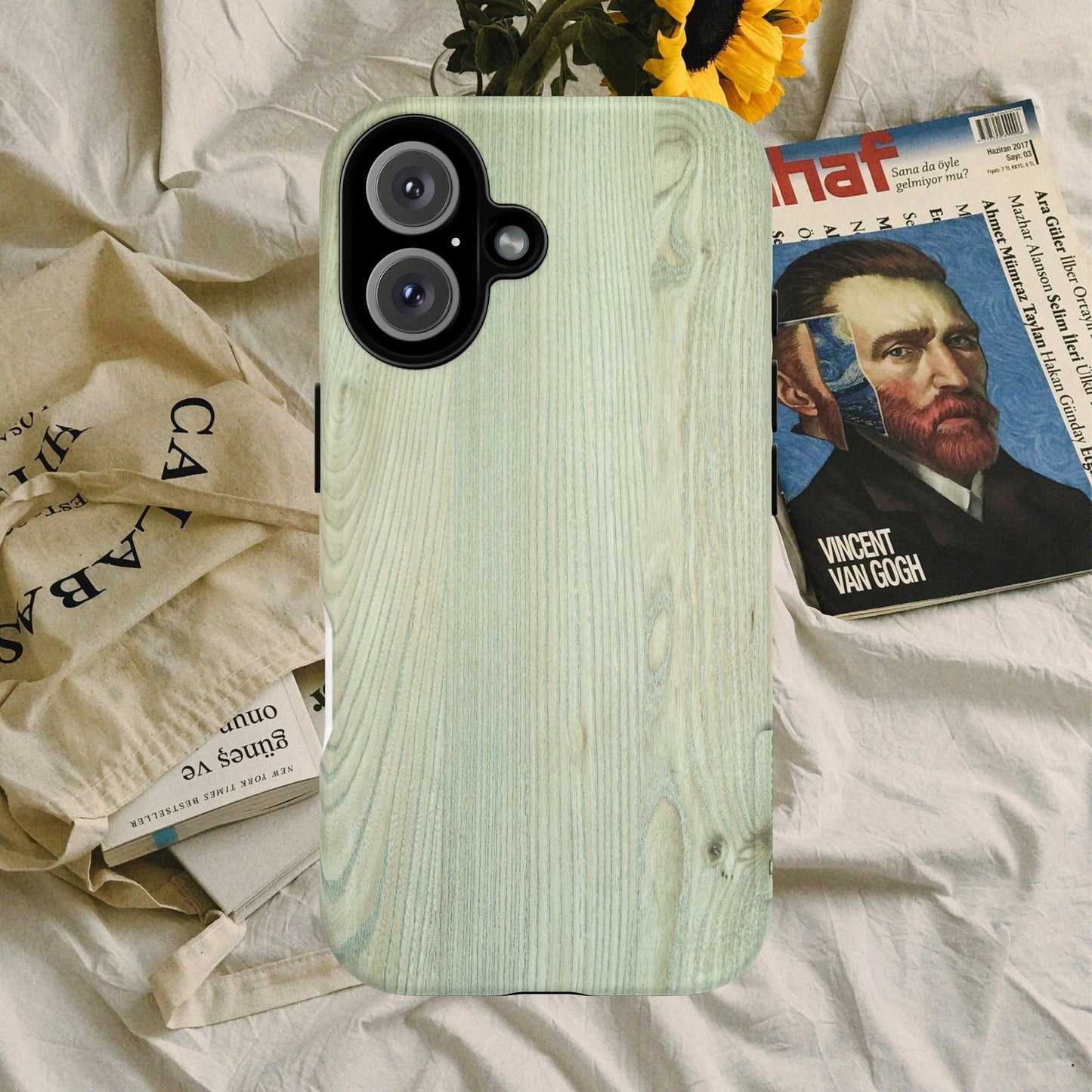 Tough Cases_ iPhone Case_ Series N8+ TCPCASE PT2WW005_ Limited Edition Wooden Grain Phone Case for iPhones by WesternWaves_