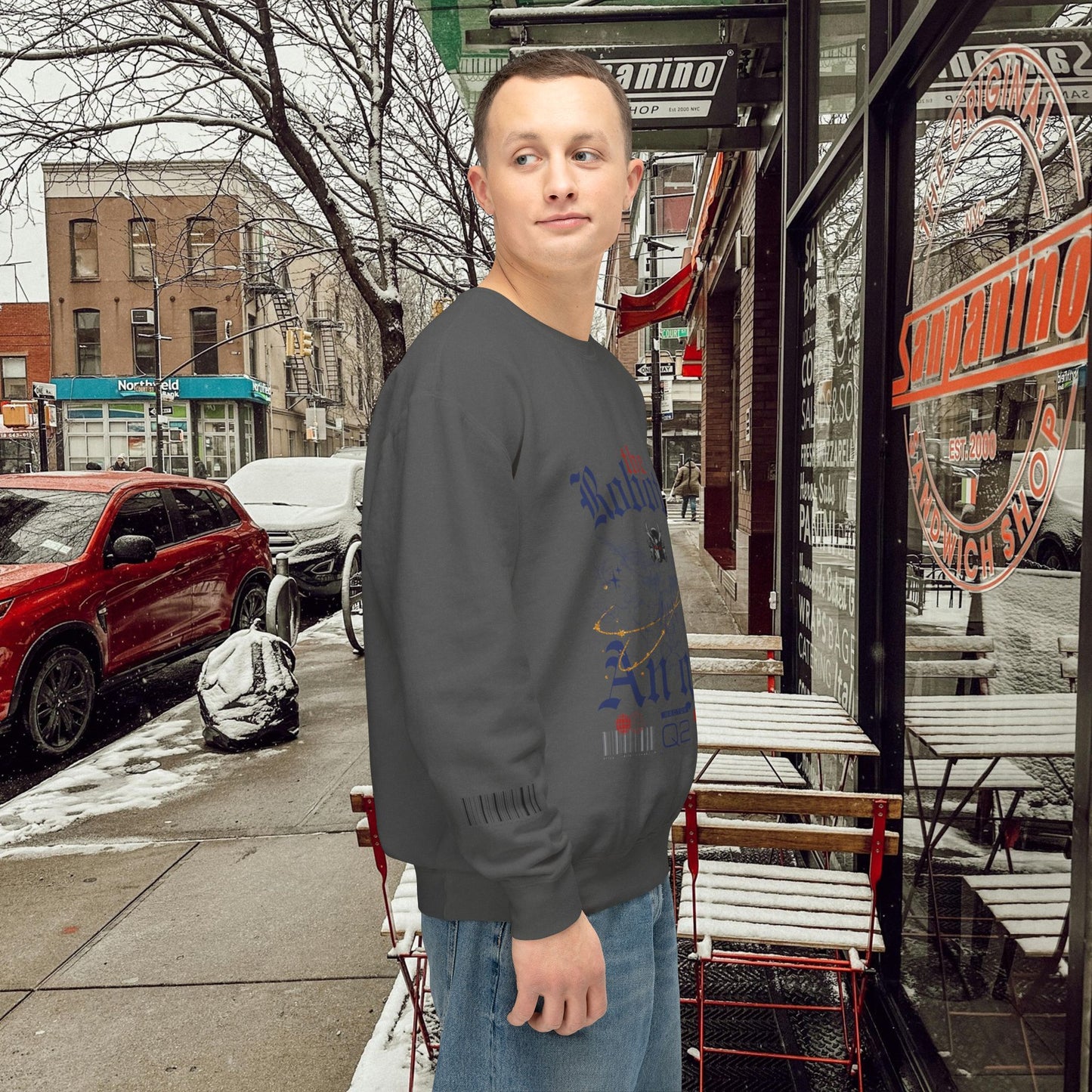 Unisex Lightweight Crewneck Sweatshirt_ N3+ Series ULWCSS PT2WW012_ Limited Edition Unparalleled Quality by WesternWaves: