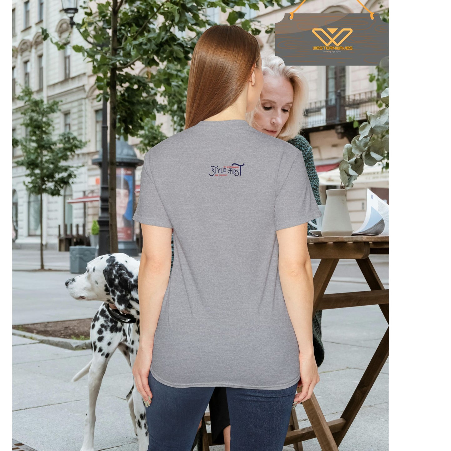 Unisex Ultra Cotton Tee_ Classic Comfort Unleashed_ N2* Series USUCTEE PT2WW009_ Limited Edition Maximum Comfort & Style by WesternWaves: