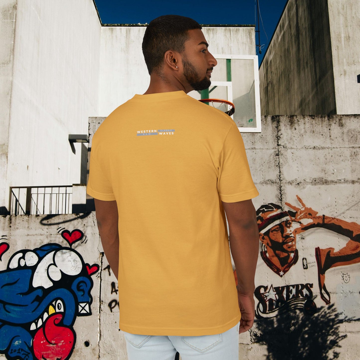 Unisex Garment-Dyed Heavyweight Cotton Tee_ N2* Series USGDHWCTEE PT2WW003_ Limited Edition Statement of Style by WesternWaves: