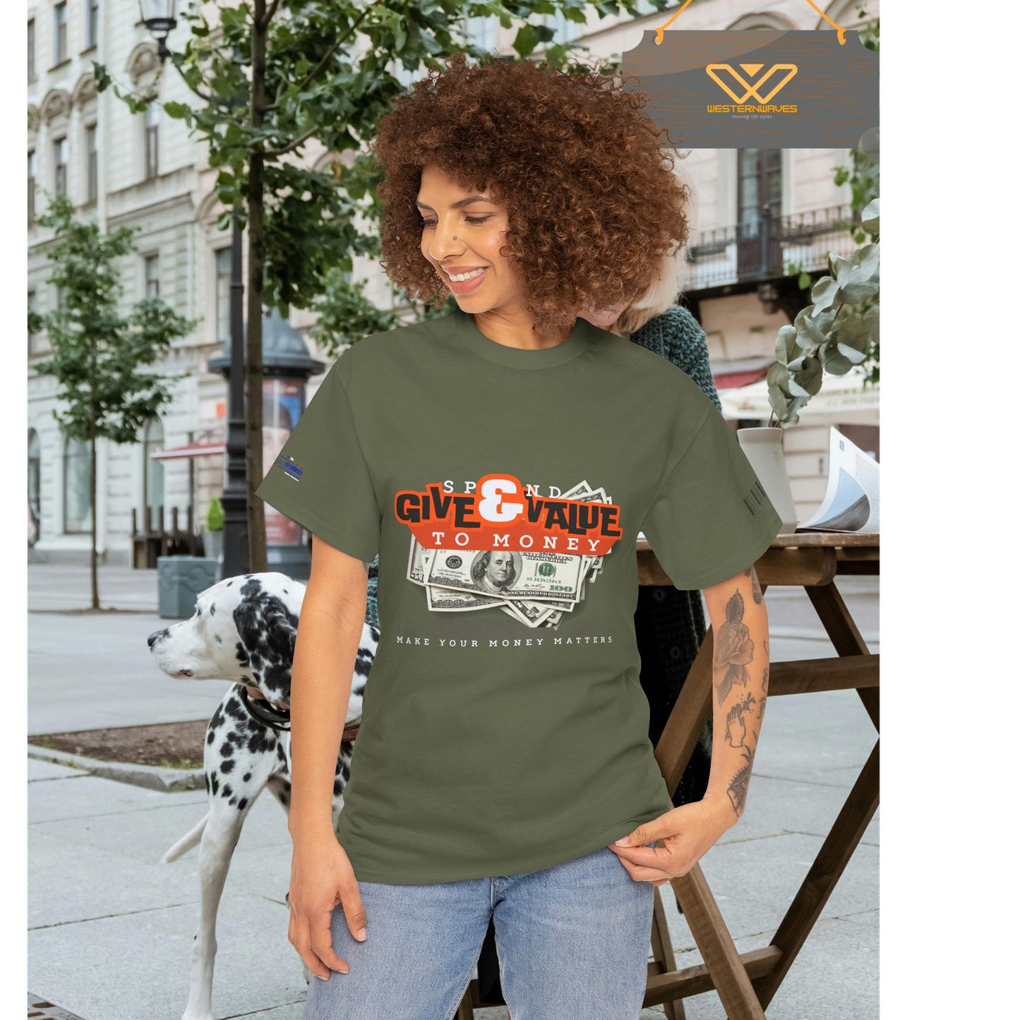 Unisex Heavy Cotton Tee_ Crafted from premium 100% cotton_ N3+ Series UHCT PT2WW013_ Limited Edition Maximum Comfort by WesternWaves: