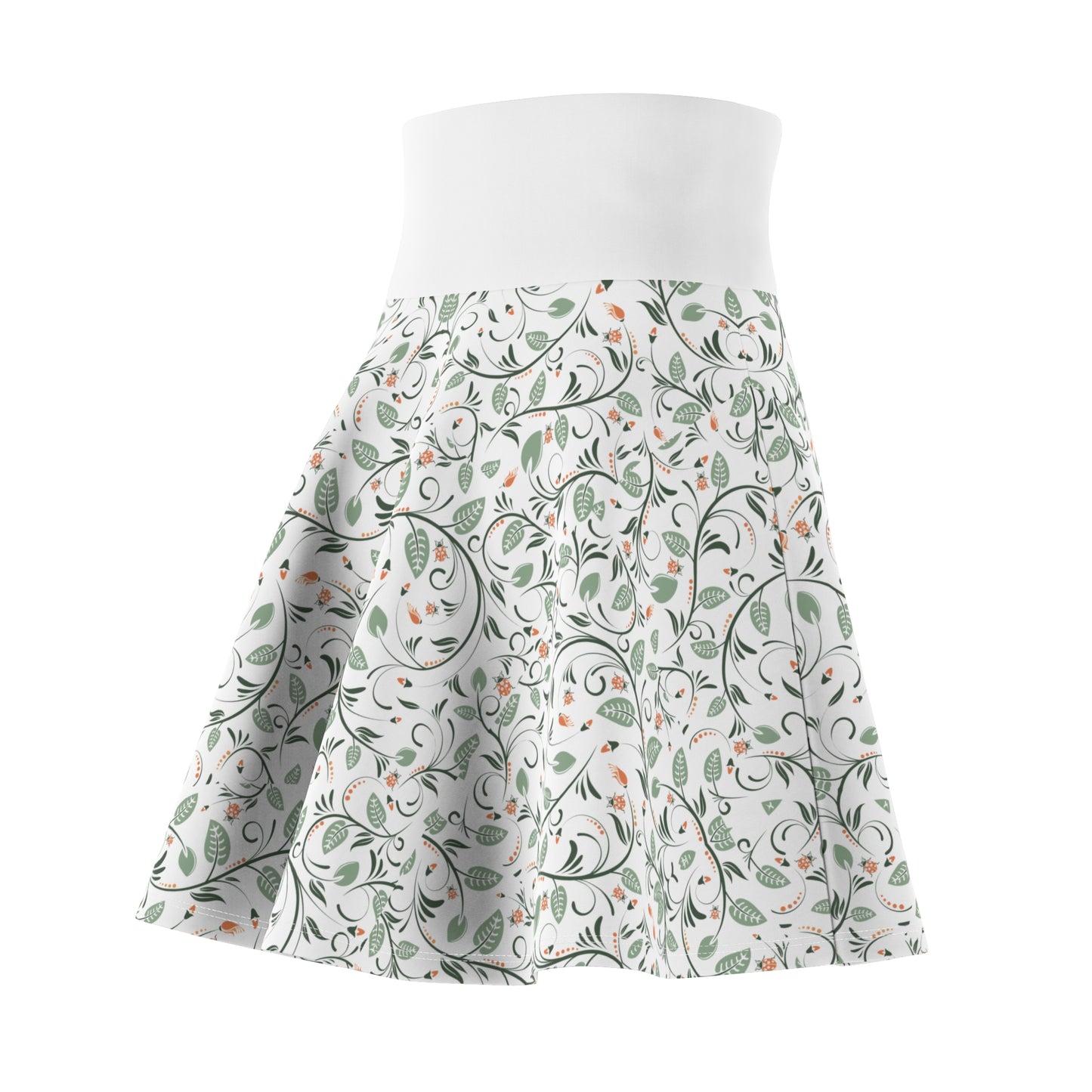 Women's Skater Skirt (AOP)_ N3+ Series WSSAOP PT2WW002_ Freedom Flare Limited Edition by WesternWaves