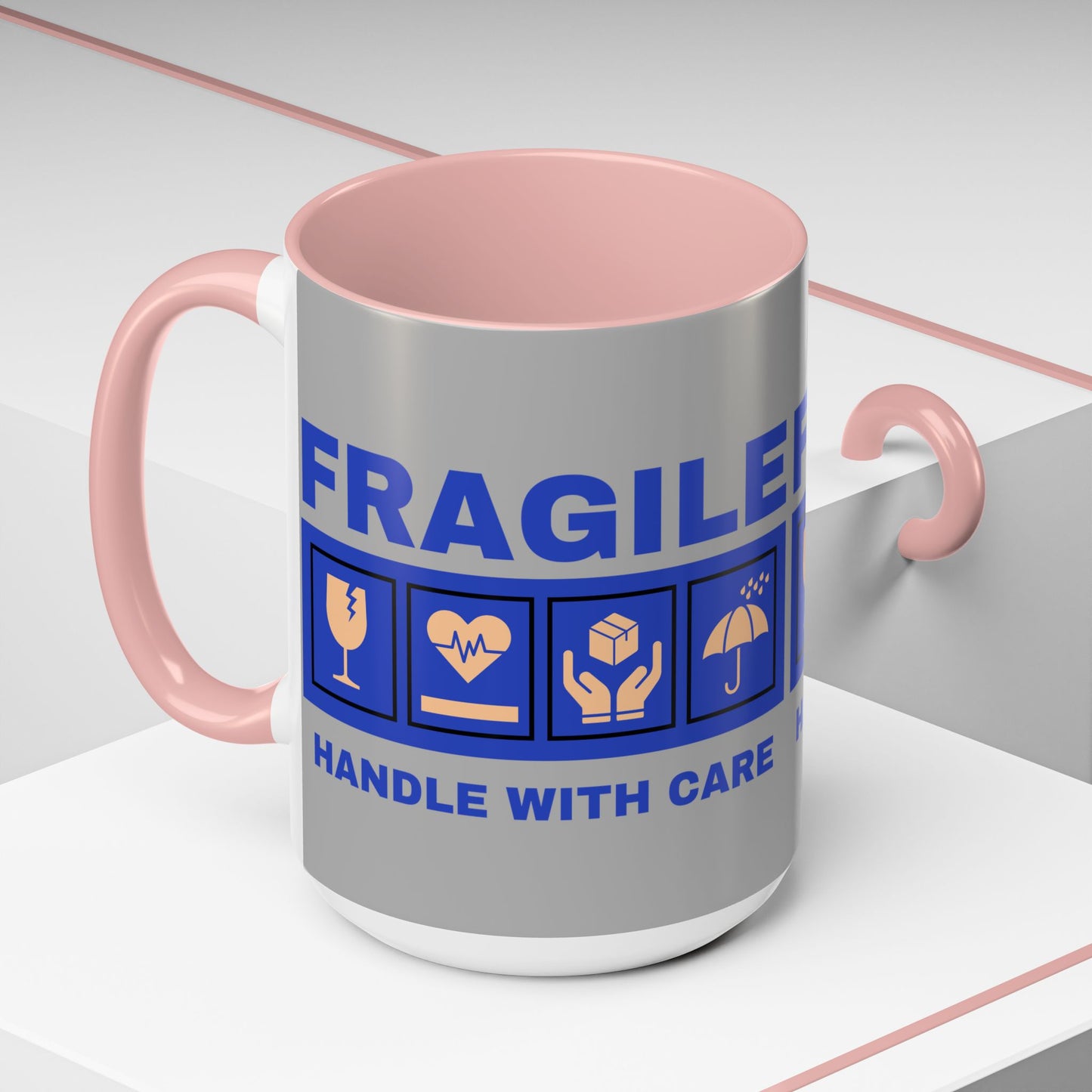 Accent Coffee Mug 11, 15oz_ N2+ Series ACM11OZ PT2WW006_ Vibrant Limited Edition Design by WesternWawes: