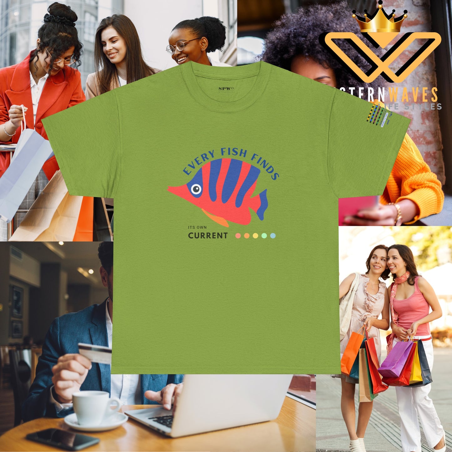 Unisex Heavy Cotton Tee_ Crafted from premium 100% cotton_ N+ Series UHCT PT2WV003_ Limited Edition by WesternWaves: