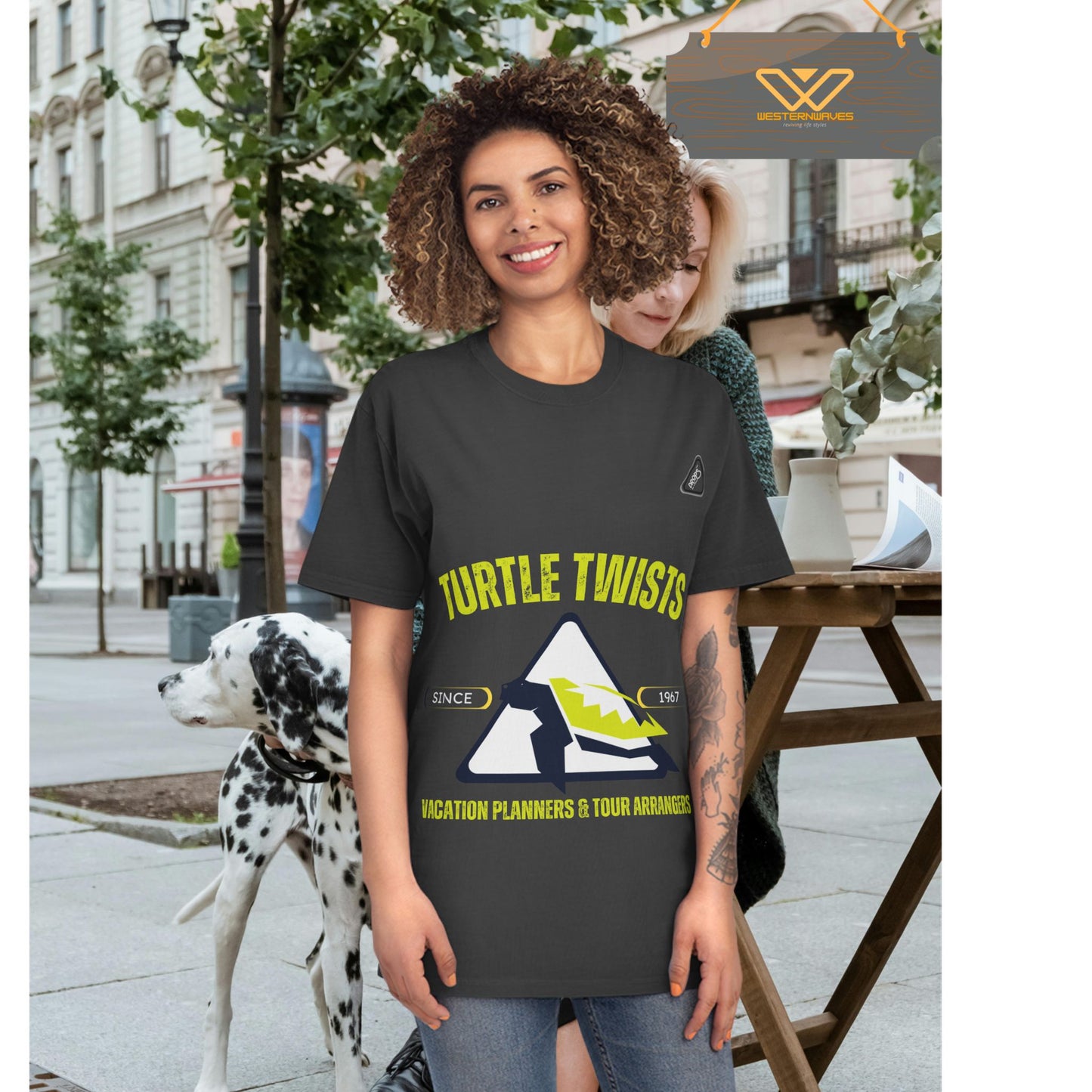 Unisex Faded T-Shirt - Turtle Twists Vacation Planners Graphic Tee_ 06 May 2025_ 001