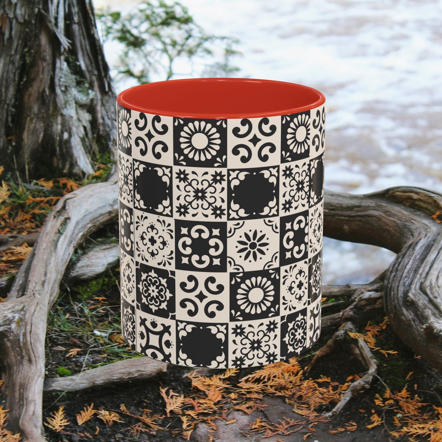 Accent Coffee Mug (11, 15oz)_ N+ Series ACMUG PT2WW004_ Limited Edition Mug by WesternWaves