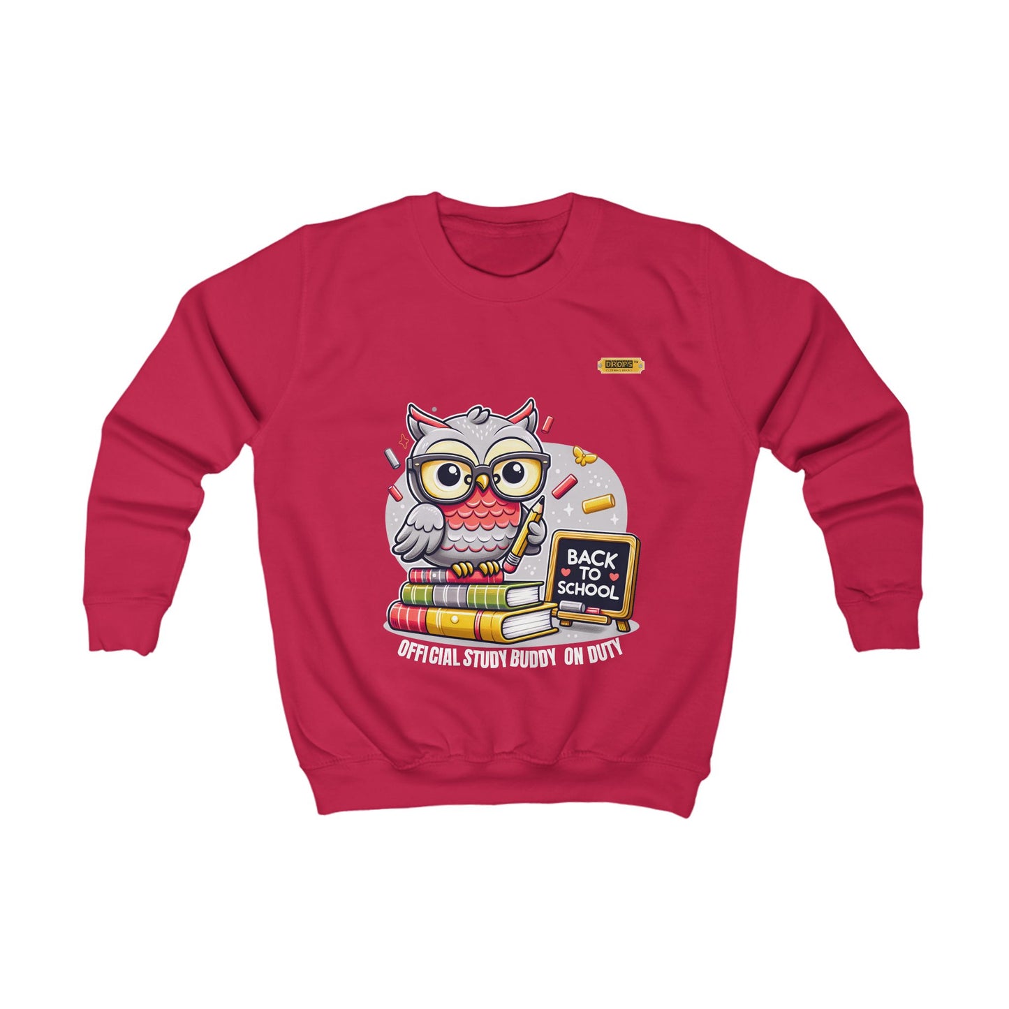 Kids Sweatshirt_ N8* Series KIDSSS PT2WW002_ Limited Edition Back to School Range of Sweatshirt by WesternWaves: