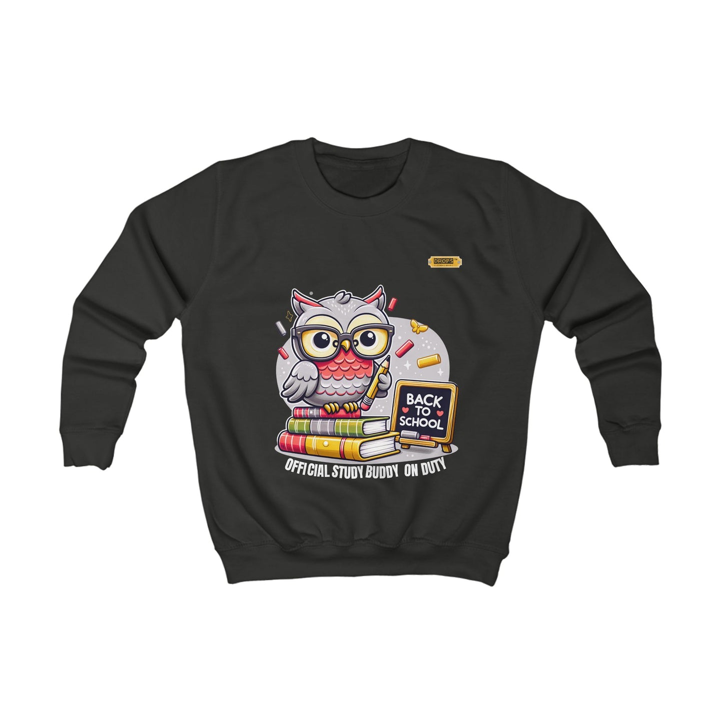 Kids Sweatshirt_ N8* Series KIDSSS PT2WW002_ Limited Edition Back to School Range of Sweatshirt by WesternWaves: