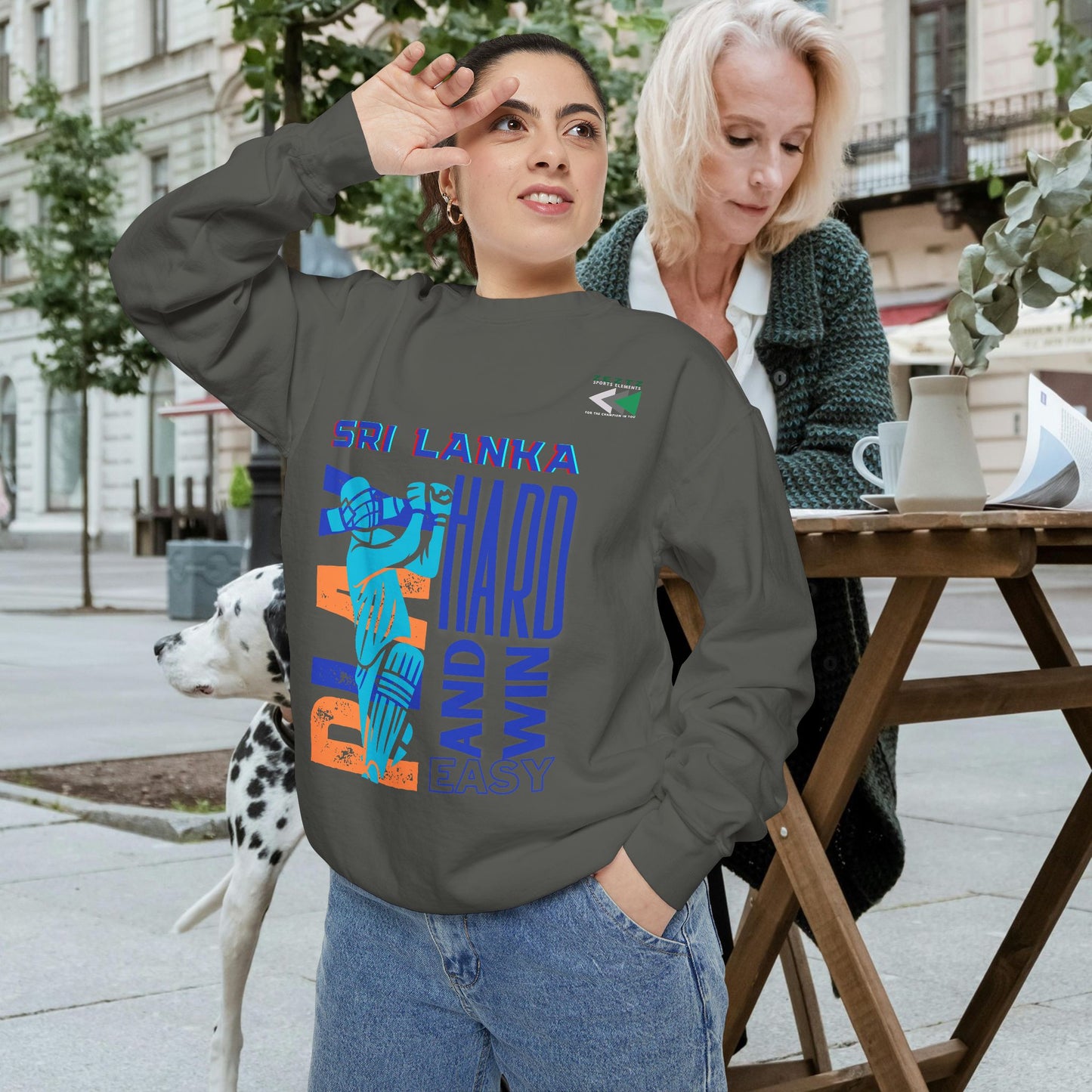 Unisex Garment-Dyed Sweatshirt_ N2 Series USGDSS PT2WW001_ Limited Edition Masterpiece of ‘ZeztZ’ Sports Brand Luxury & Casual Comfort by WesternWaves: