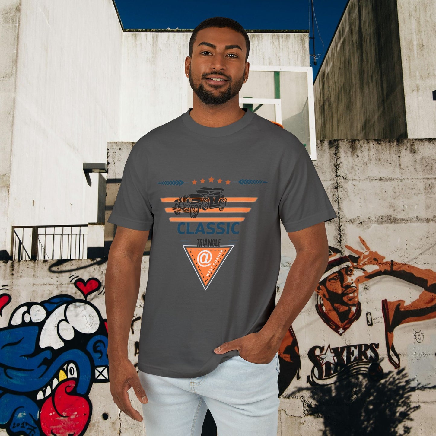Unisex Garment-Dyed Heavyweight Cotton Tee_ N2* Series USGDHWCTEE PT2WW003_ Limited Edition Statement of Style by WesternWaves: