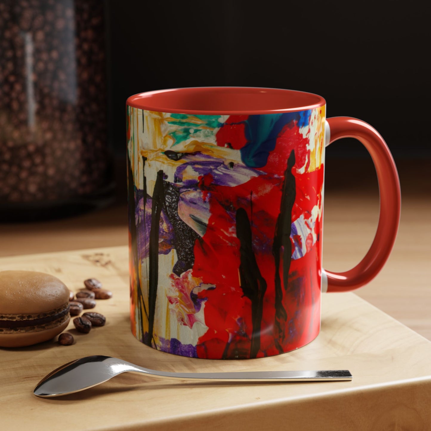 Accent Coffee Mug (11, 15oz)_ N2+ Series ACMUG PT2WW002_ Limited Edition Mug by WesternWaves: