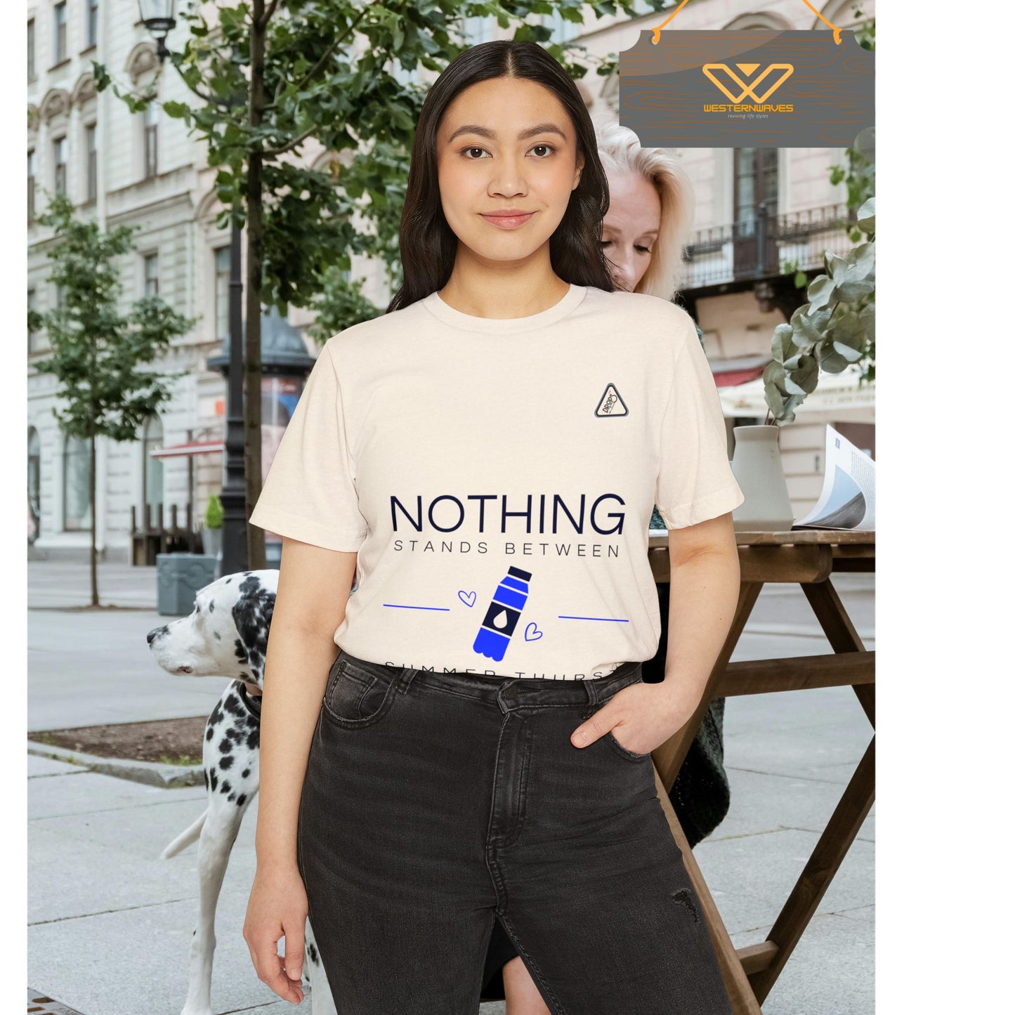 Eco-Friendly Unisex T-Shirt_ N7* Series ECOFUSTS PT2WW001_ Limited Edition Eco-Friendly T-Shirt by WesternWaves: