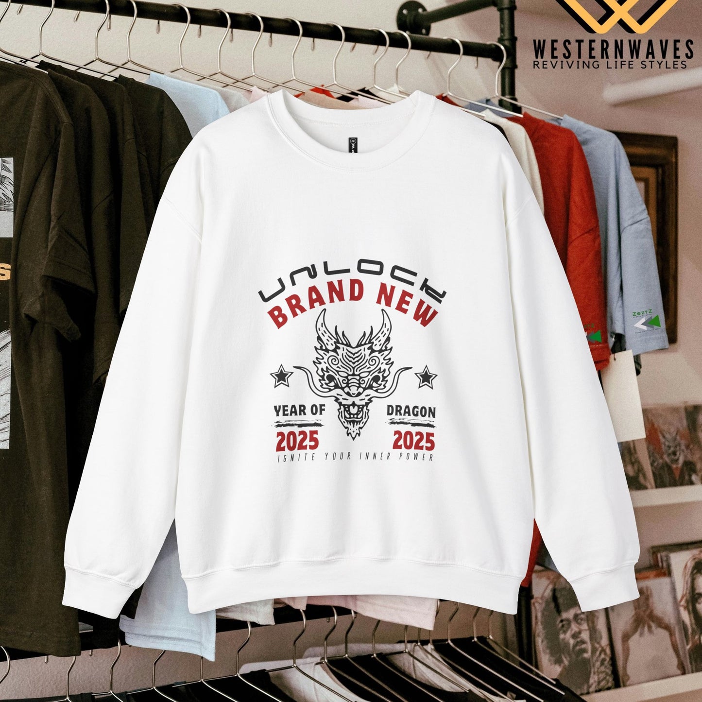 Seasonal Seller Unisex Sweatshirt_ N3+ Series SSSSPT2WW003_ Limited Edition Seasonal Offer by WesternWaves: