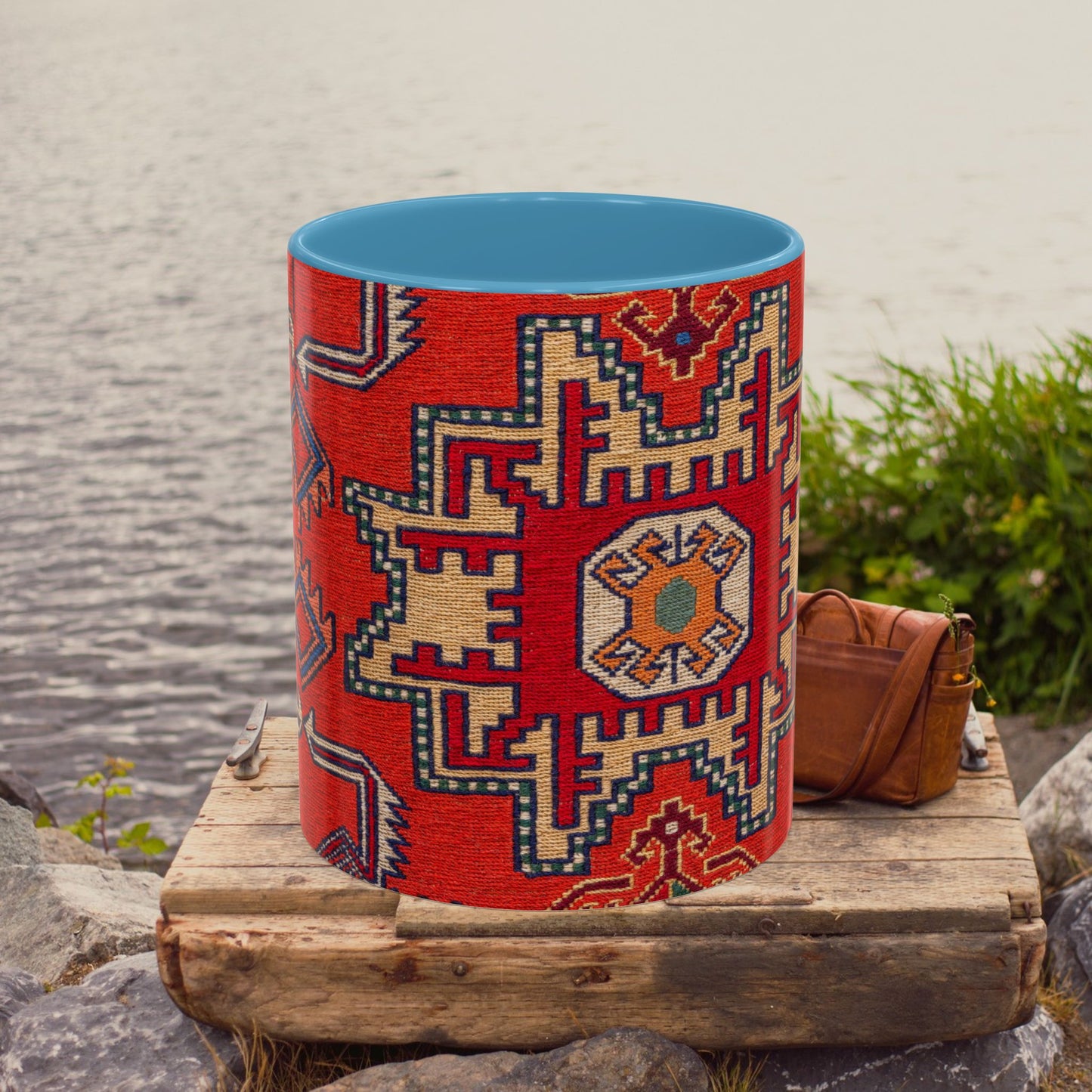 Accent Coffee Mug 11, 15oz_ N3+ Series ACM11OZ PT2WW019_ Limited Edition Perfect Blend of Style by WesternWaves: