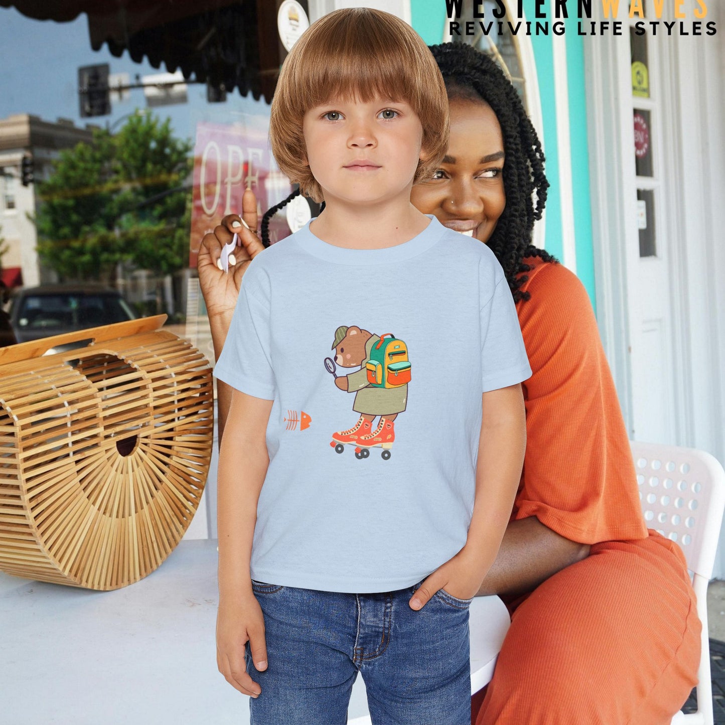 Heavy Cotton™ Toddler T-shirt - N5 Series HCT PT2BC010_ Eco-Friendly Comfort of Limited Edition of WesternWaves: