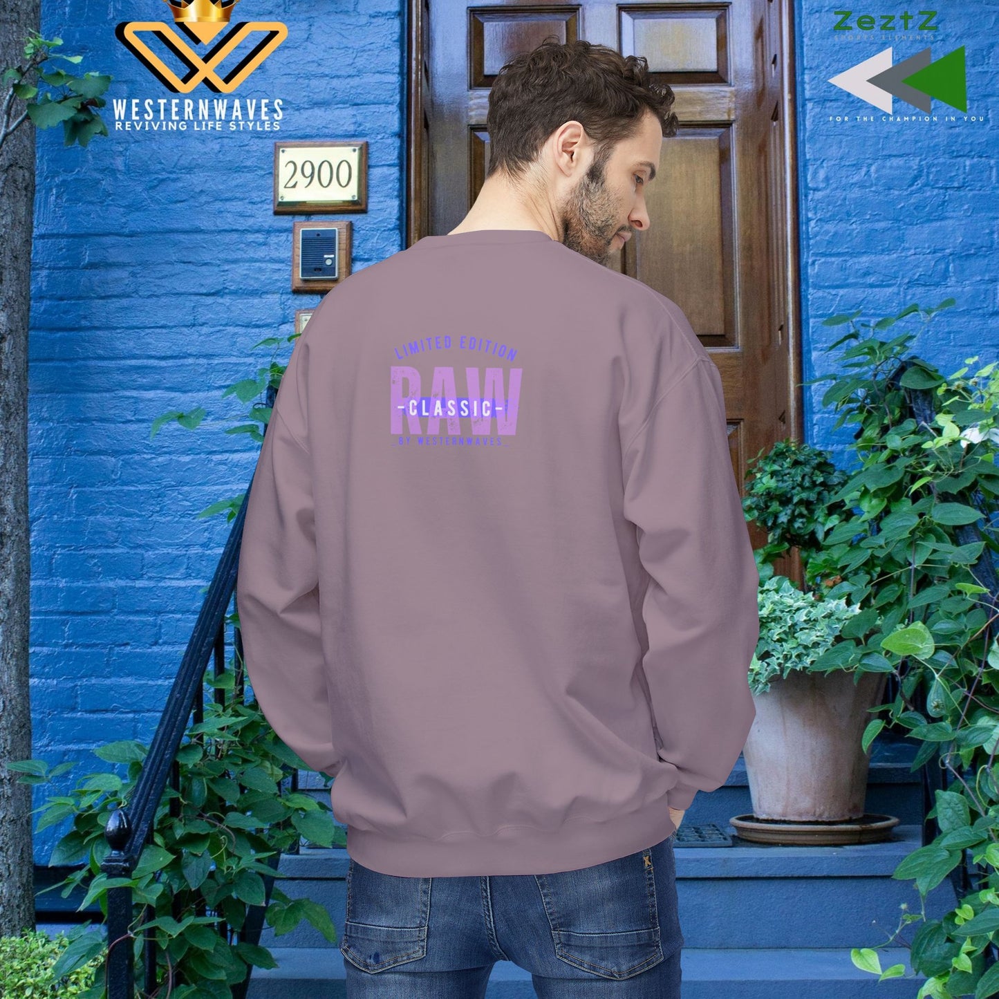 Softstyle Fleece Sweatshirt - N3+ Series SSFSS PT2WW001_ Limited Edition Cozy, Eco-Friendly, Unisex product by WesternWaves: