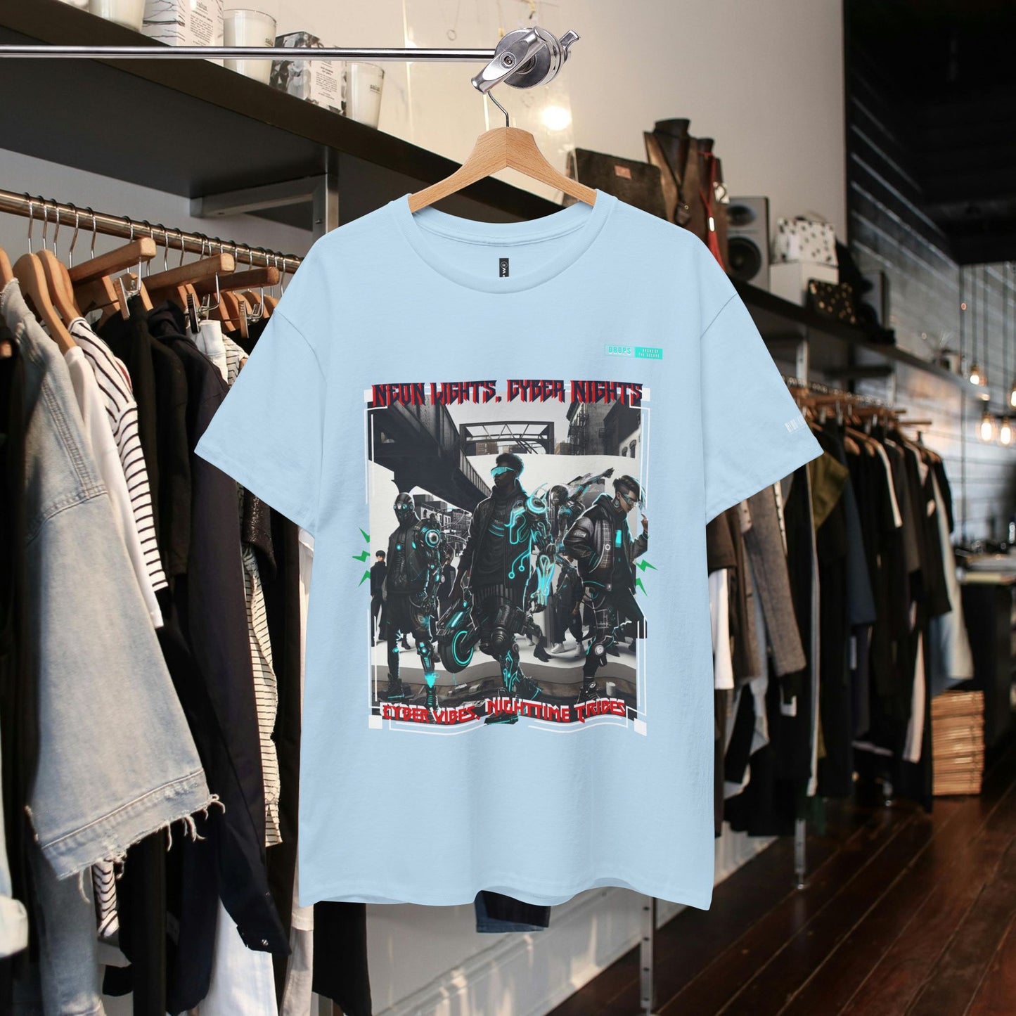 Unisex Heavy Cotton Tee_ N8+ Series USHOSTEE_ PT2WW003_ 01 Oct 2025_ Limited Edition Casual Wear by WesternWaves: