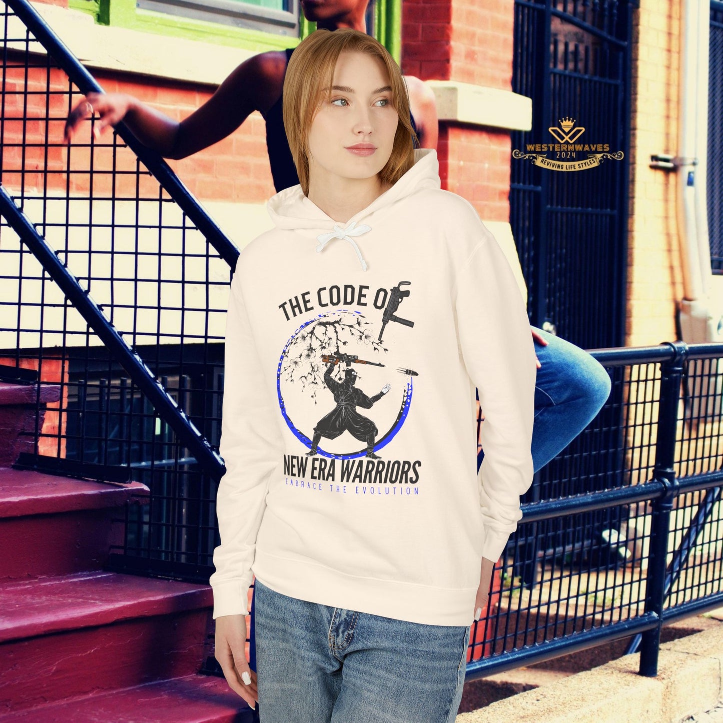 Unisex Lightweight Hooded Sweatshirt – N2+ Series SPW USLWHSS PT2WW014_ Limited Edition Crafted Comfort by WesternWaves: