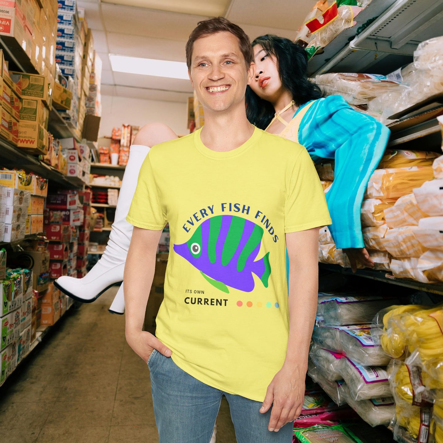 Unisex Softstyle T-Shirt_ N+ Series USSTS FT2WW010_ Limited Edition by WesternWaves: