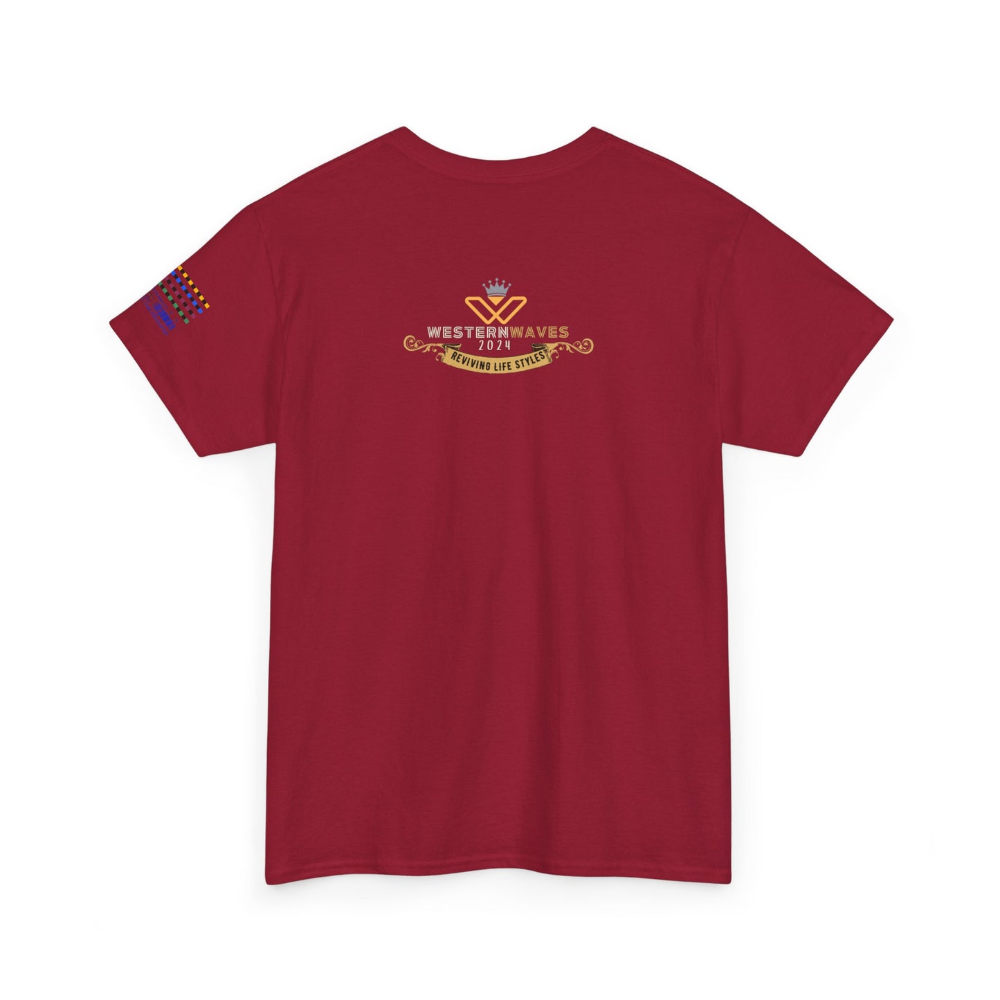 Unisex Heavy Cotton Tee_ Crafted from premium 100% cotton_ N+ Series UHCT PT2WV002_ Limited Edition by WesternWaves: