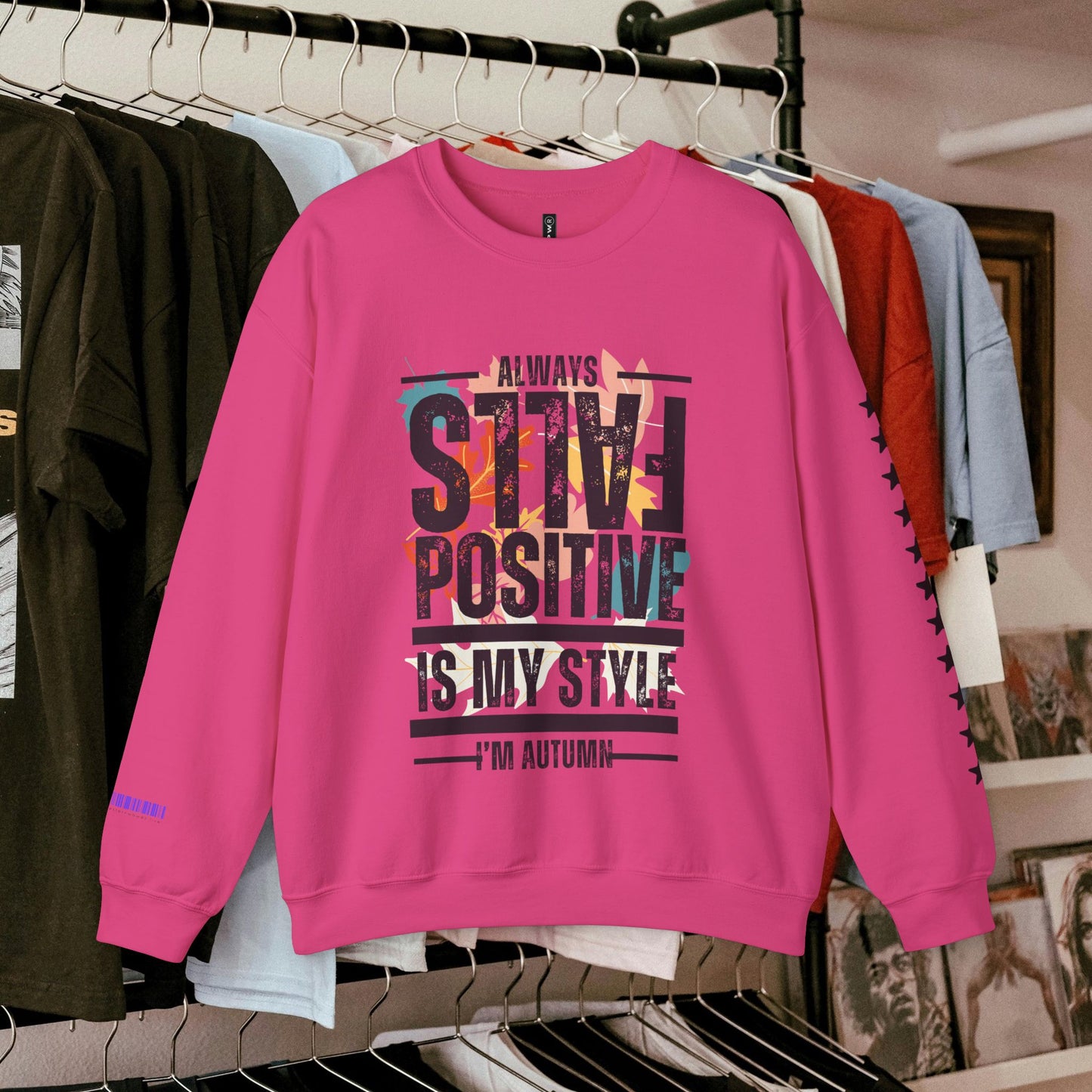 Unisex Heavy Blend™ Crewneck Sweatshirt_ N2+ Series UHBCSS PT2WW027_ Limited Edition Pure Luxury By WesternWaves: