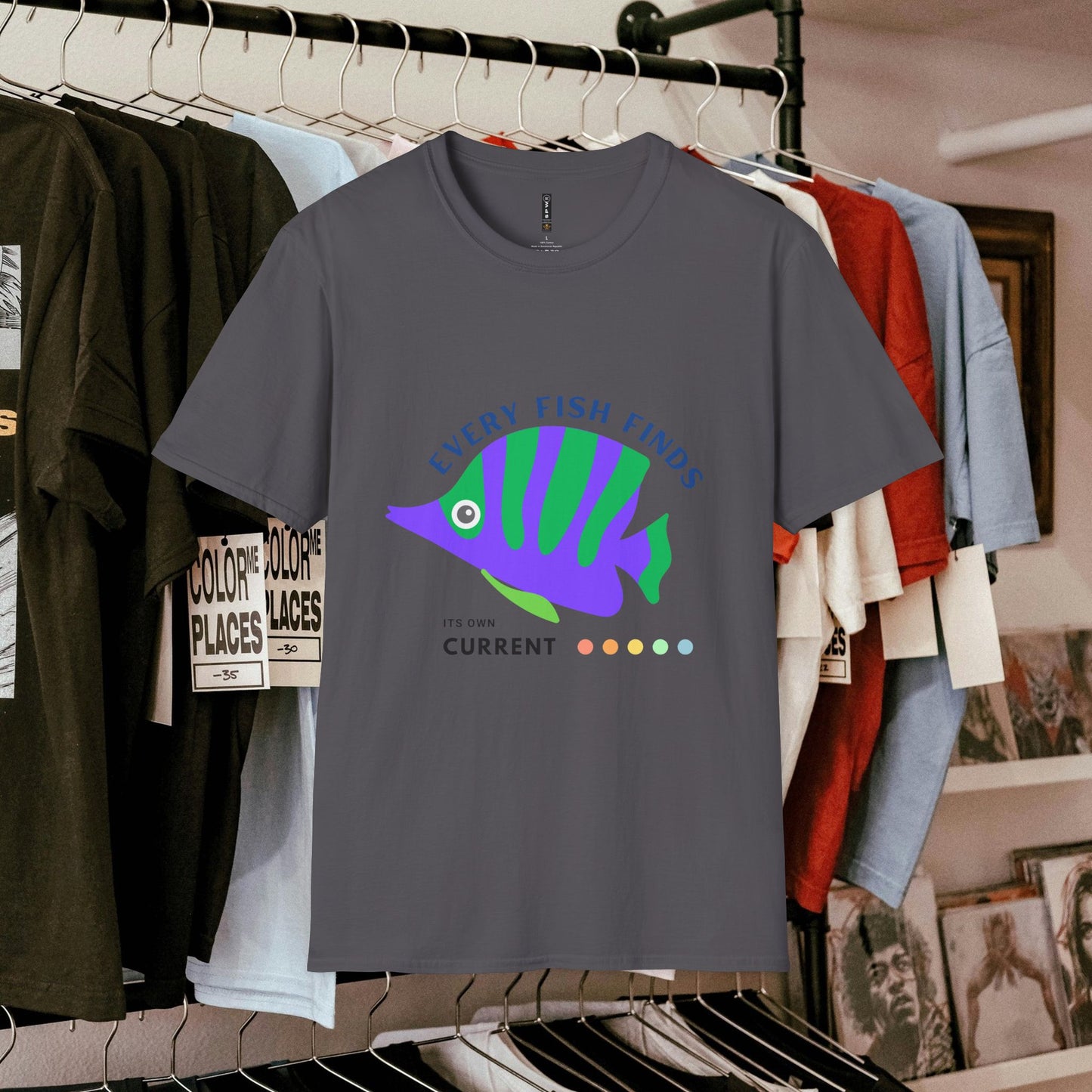 Unisex Softstyle T-Shirt_ N+ Series USSTS FT2WW009_ Limited Edition by WesternWaves:
