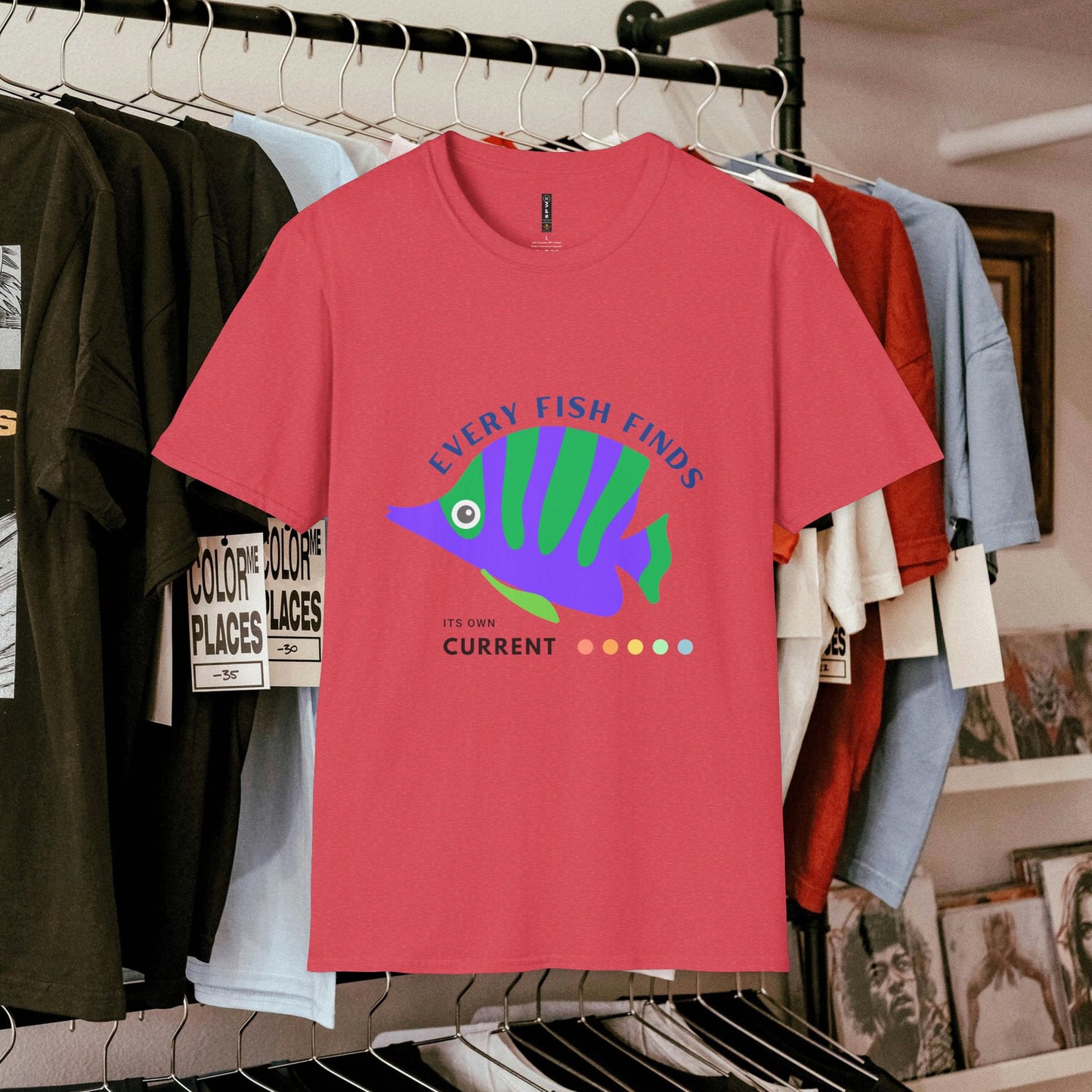 Unisex Softstyle T-Shirt_ N+ Series USSTS FT2WW009_ Limited Edition by WesternWaves: