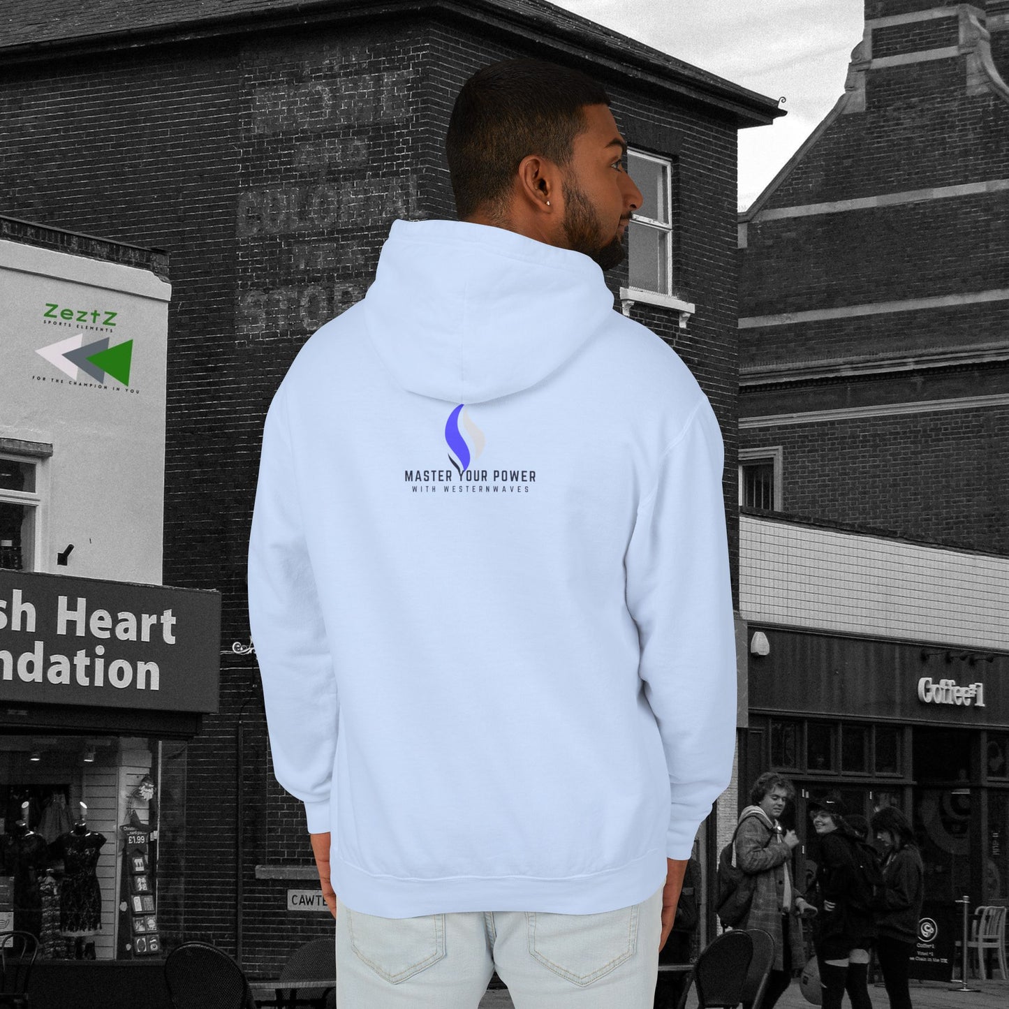 Unisex Lightweight Hooded Sweatshirt – N3+ Series USLWHSS PT2WW012_ Limited Edition Crafted Comfort by WesternWaves: