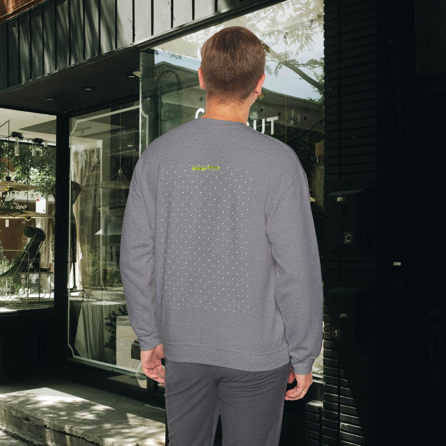 Unisex Heavy Blend™ Crewneck Sweatshirt_ N2 Series UHBCSS PT2WW019_ Limited Edition Pure Luxury By WesternWaves: