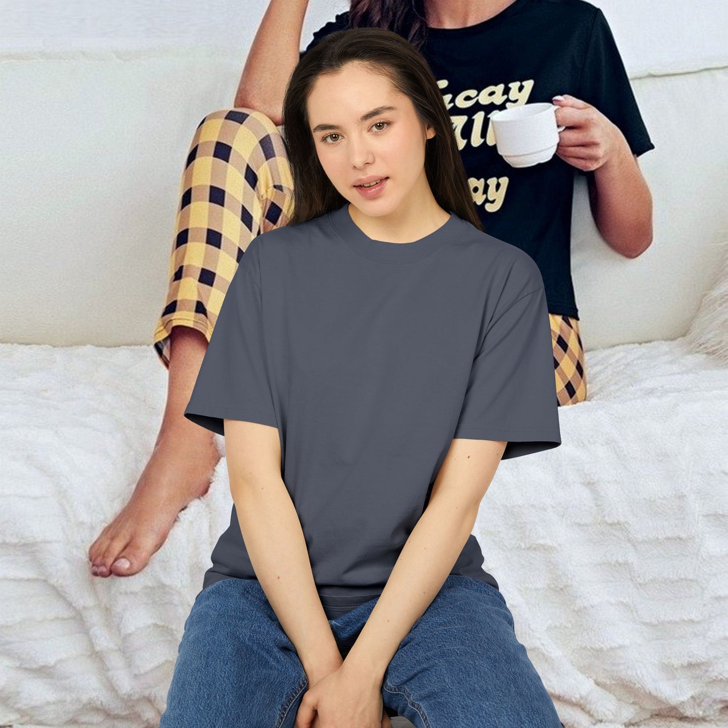 Unisex Heavy Faded Tee_ N7* Series USHFTEE PT2WW015_ Limited Edition Heavy Faded Tee by WesternWaves: