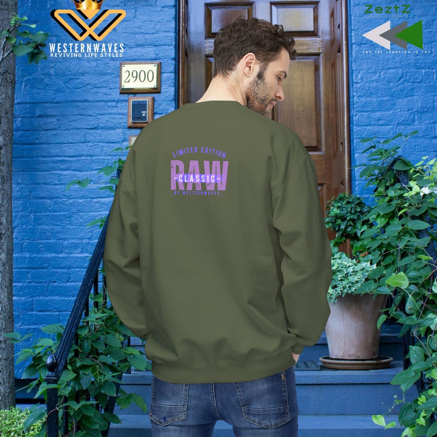 Softstyle Fleece Sweatshirt - N3+ Series SSFSS PT2WW001_ Limited Edition Cozy, Eco-Friendly, Unisex product by WesternWaves: