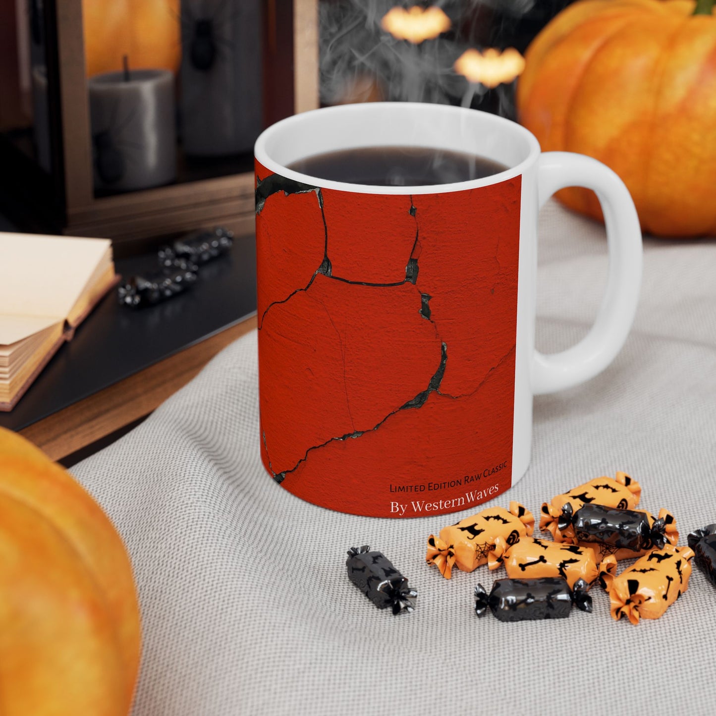 Ceramic Mug (11oz, 15oz)_ N3+ Series CM11, 15OZ PT2WW010_ Limited Edition Ceramic Masterpiece by WesternWaves: