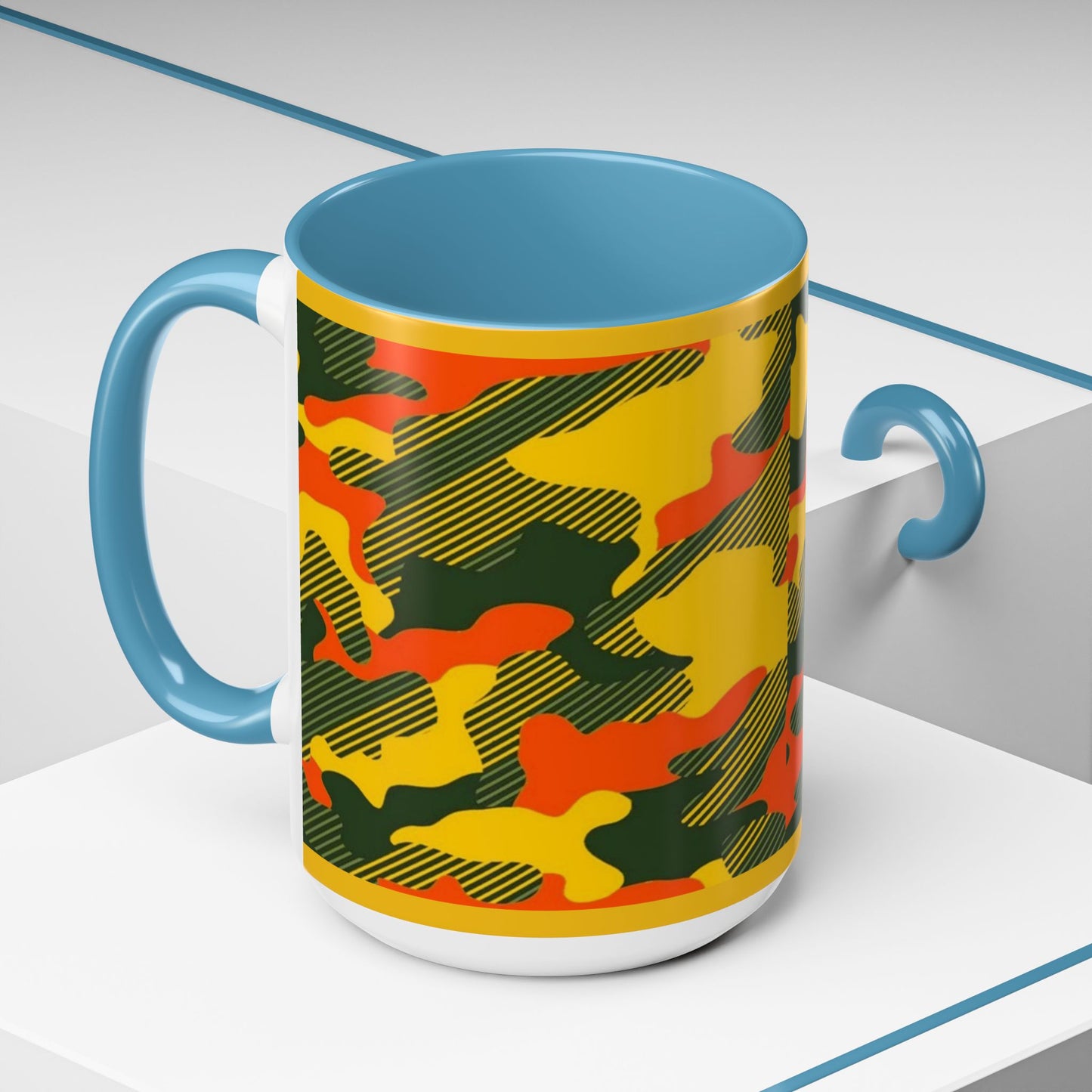 Accent Coffee Mug 11oz, 15 oz_ N2 Series ACM11OZ PT2WW001_ Vibrant Limited Edition Design by WesternWawes