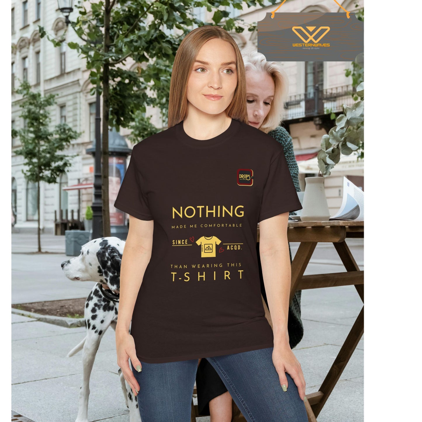 Comfort Graphic Tee_ N7+ Series CGTEE PT2WW001_ Limited Edition by WesternWaves: