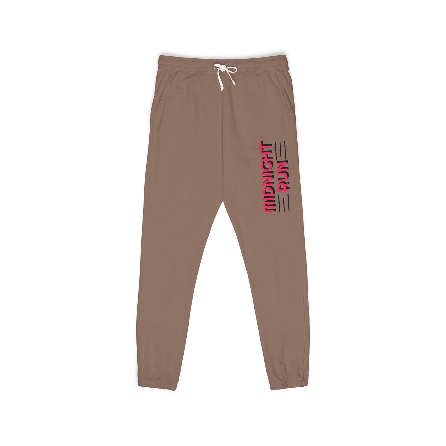 Unisex Fleece Sweatpants with Playful Design_ Series UWD 080_ Limited Edition Cozy Lounge Pants by WesternWaves: