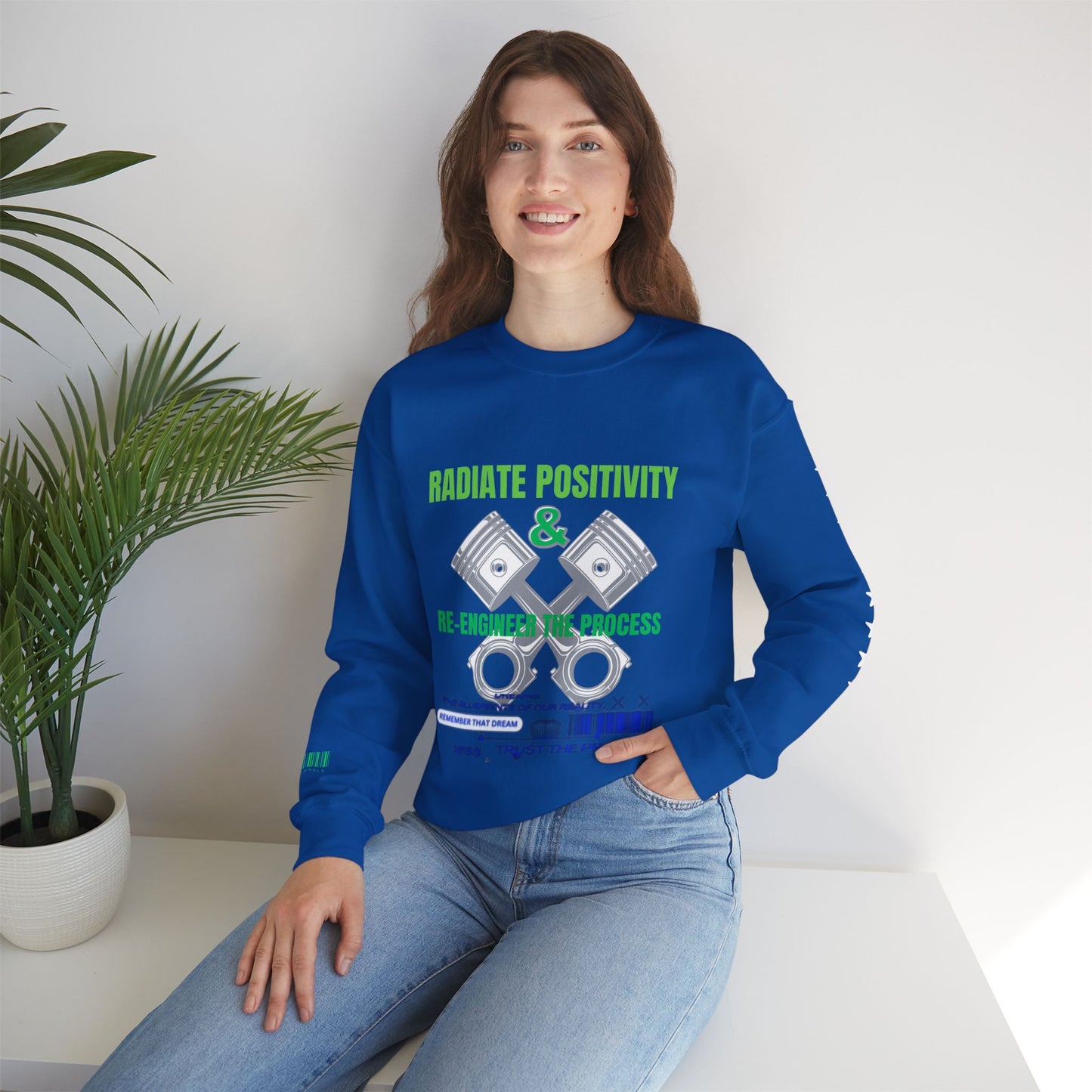 Unisex Heavy Blend™ Crewneck Sweatshirt_ N3+ Series UHBCSS PT2WW006_ Limited Edition Pure Luxury By WesternWaves: