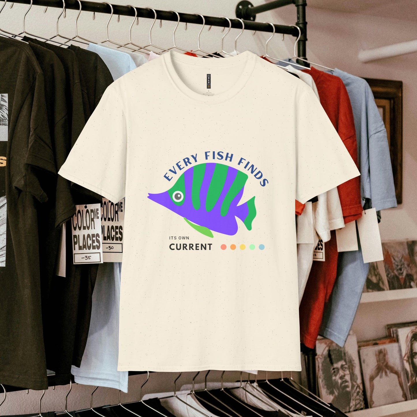 Unisex Softstyle T-Shirt_ N+ Series USSTS FT2WW009_ Limited Edition by WesternWaves: