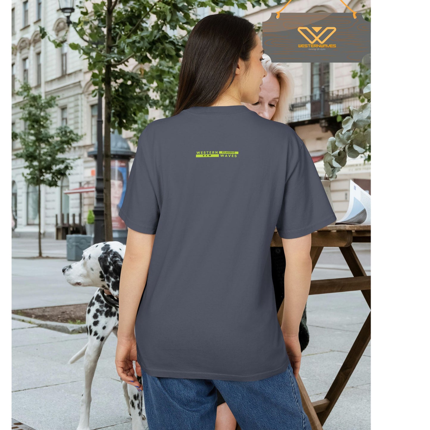 Unisex Heavy Faded Tee_ N7* Series USHFTEE PT2WW015_ Limited Edition Heavy Faded Tee by WesternWaves: