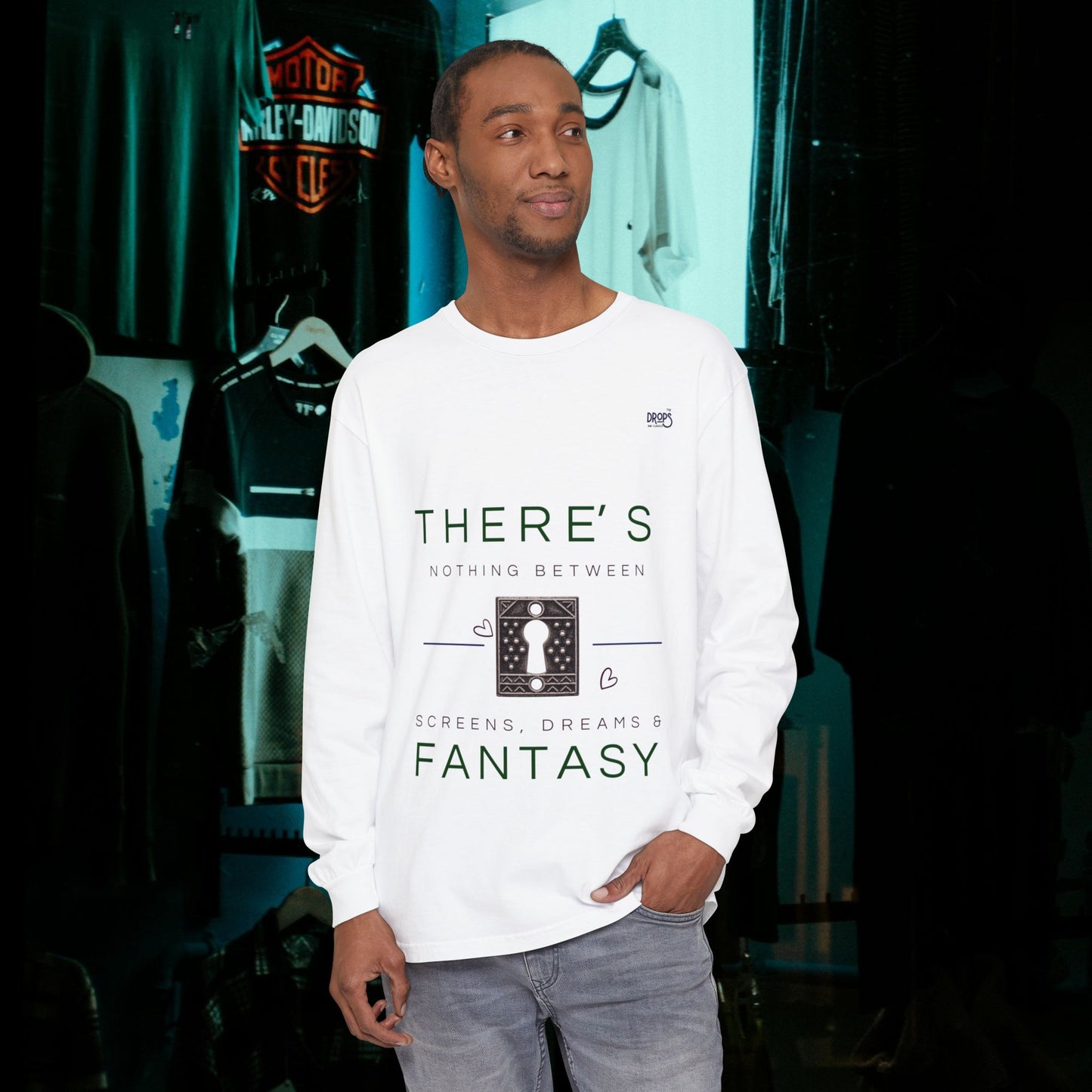 Unisex Long Sleeve T-Shirt_ N7+ Series USLSTSHIRT PT2WW001_ Limited Edition Trendy Vibes by WesternWaves: