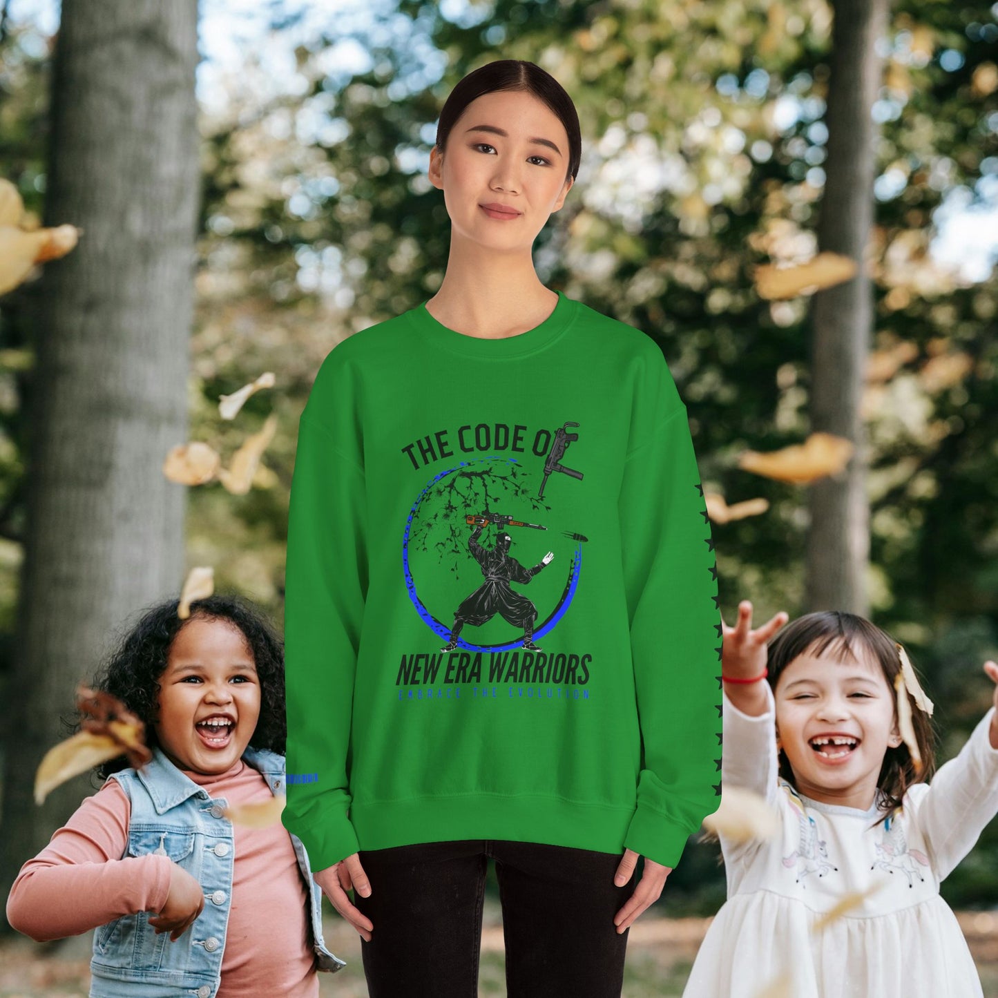 Unisex Heavy Blend™ Crewneck Sweatshirt_ N3+ Series UHBCSS PT2WV010_ Limited Edition Timeless Style by WesternWaves: