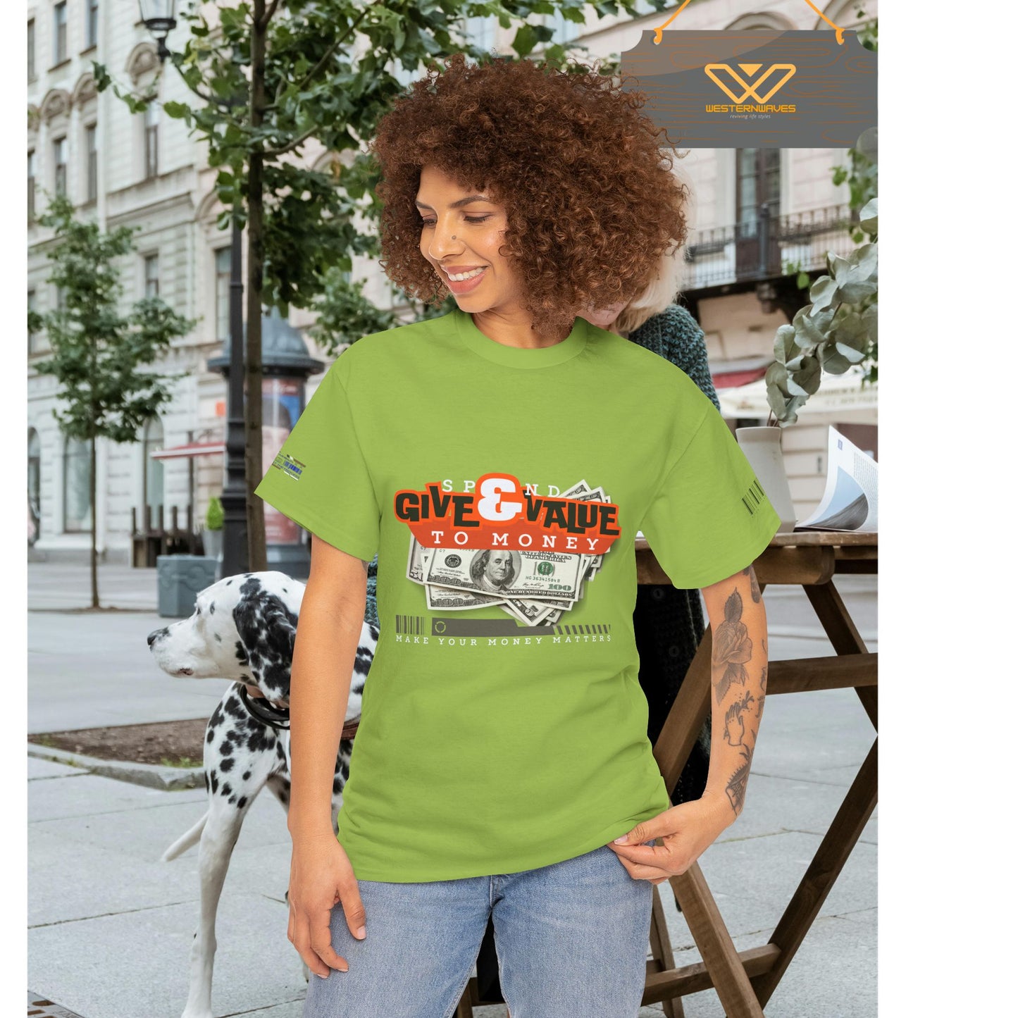 Unisex Heavy Cotton Tee_ Crafted from premium 100% cotton_ N3+ Series UHCT PT2WW013_ Limited Edition Maximum Comfort by WesternWaves: