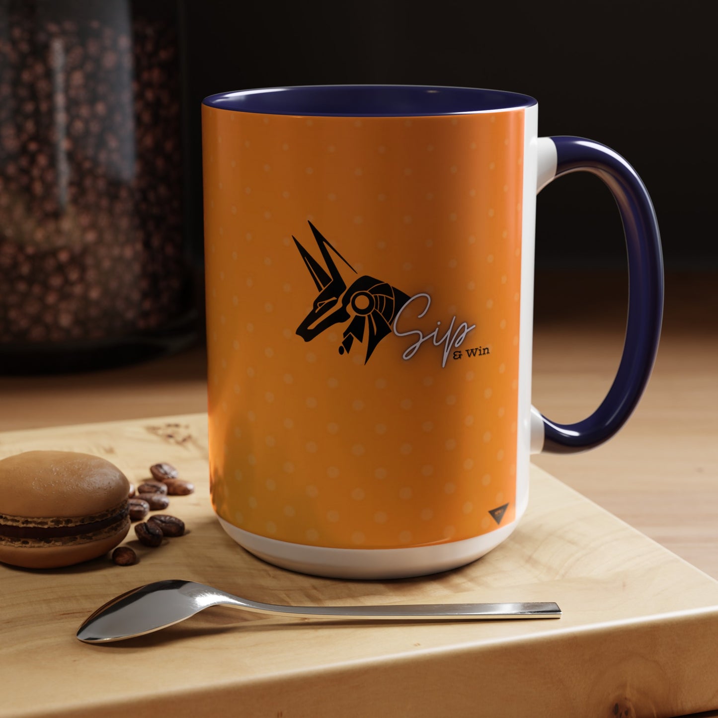 Accent Coffee Mug 11, 15oz_ N2+ Series ACM11OZ PT2WW005_ Vibrant Limited Edition Design by WesternWawes: