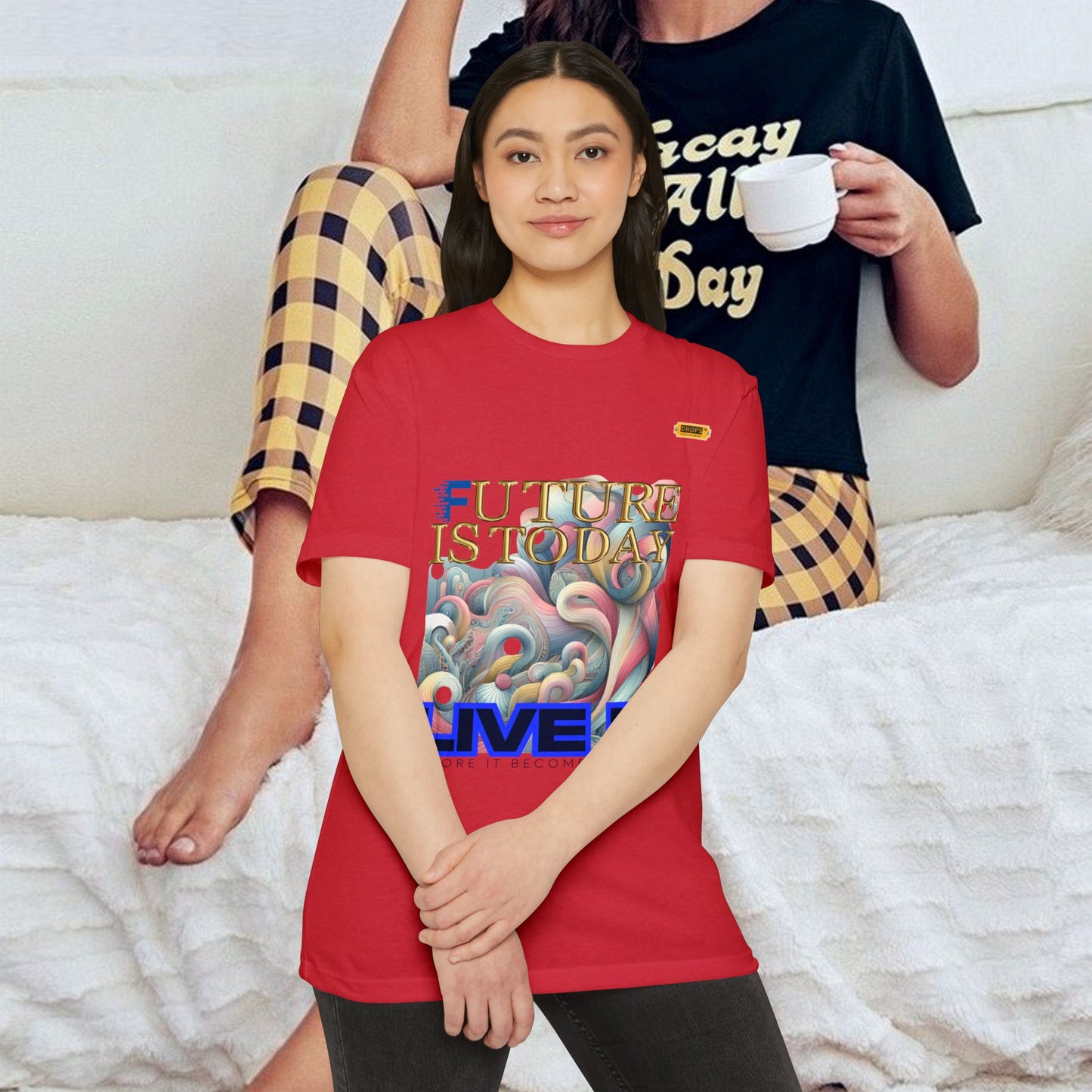 Unisex CVC Jersey T-shirt_ 16 June 2025_ Limited Edition Casual Fashion by WesternWaves: